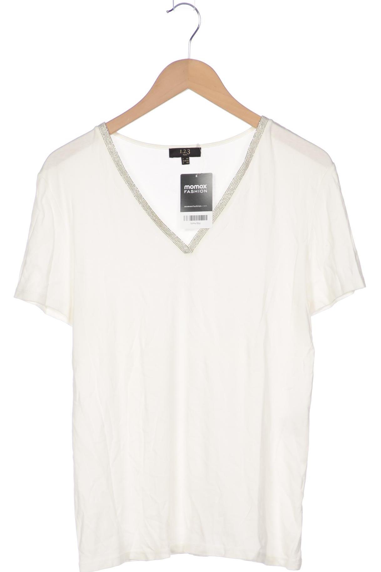 

1 2 3 Paris Damen T-Shirt, weiß, Gr. 44