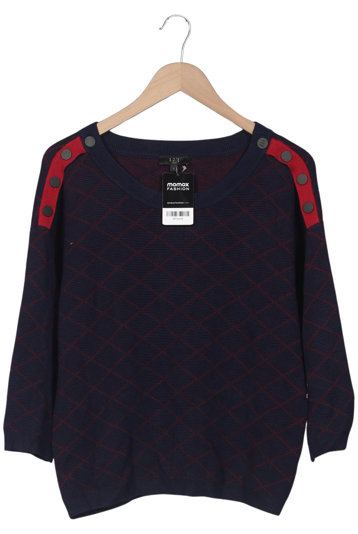 

1 2 3 Paris Damen Pullover, marineblau, Gr. 42