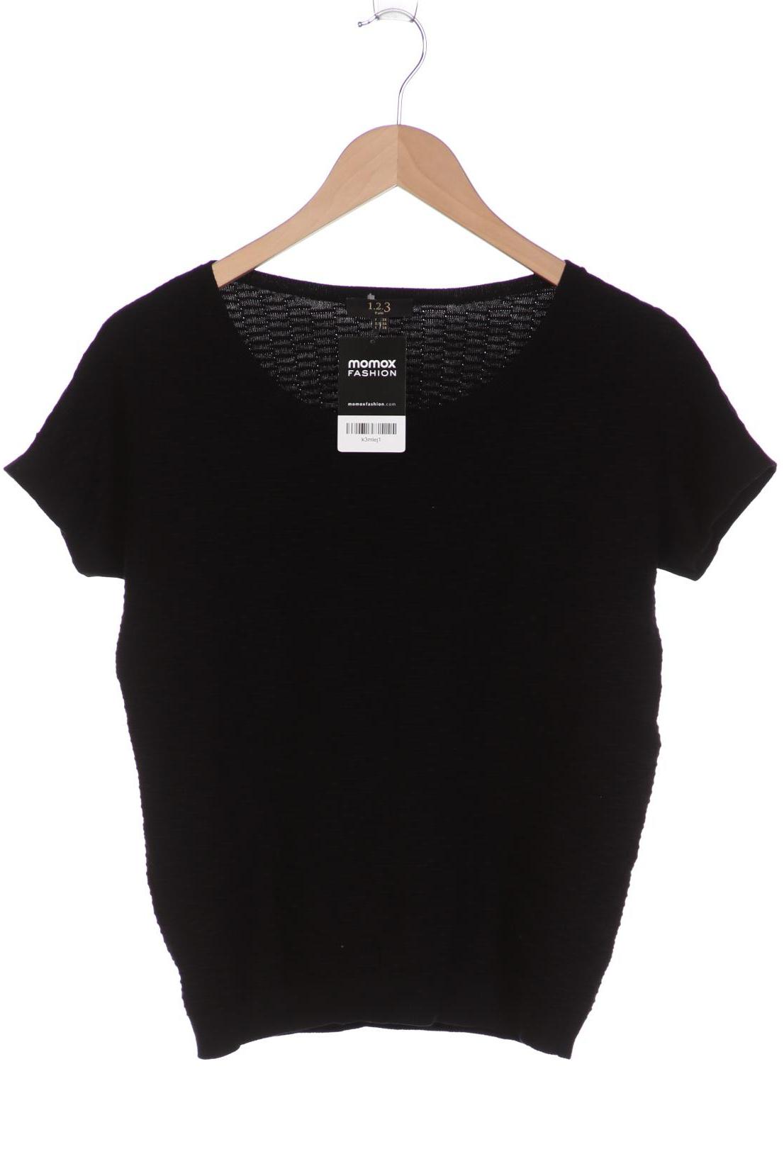 

1 2 3 Paris Damen Pullover, schwarz