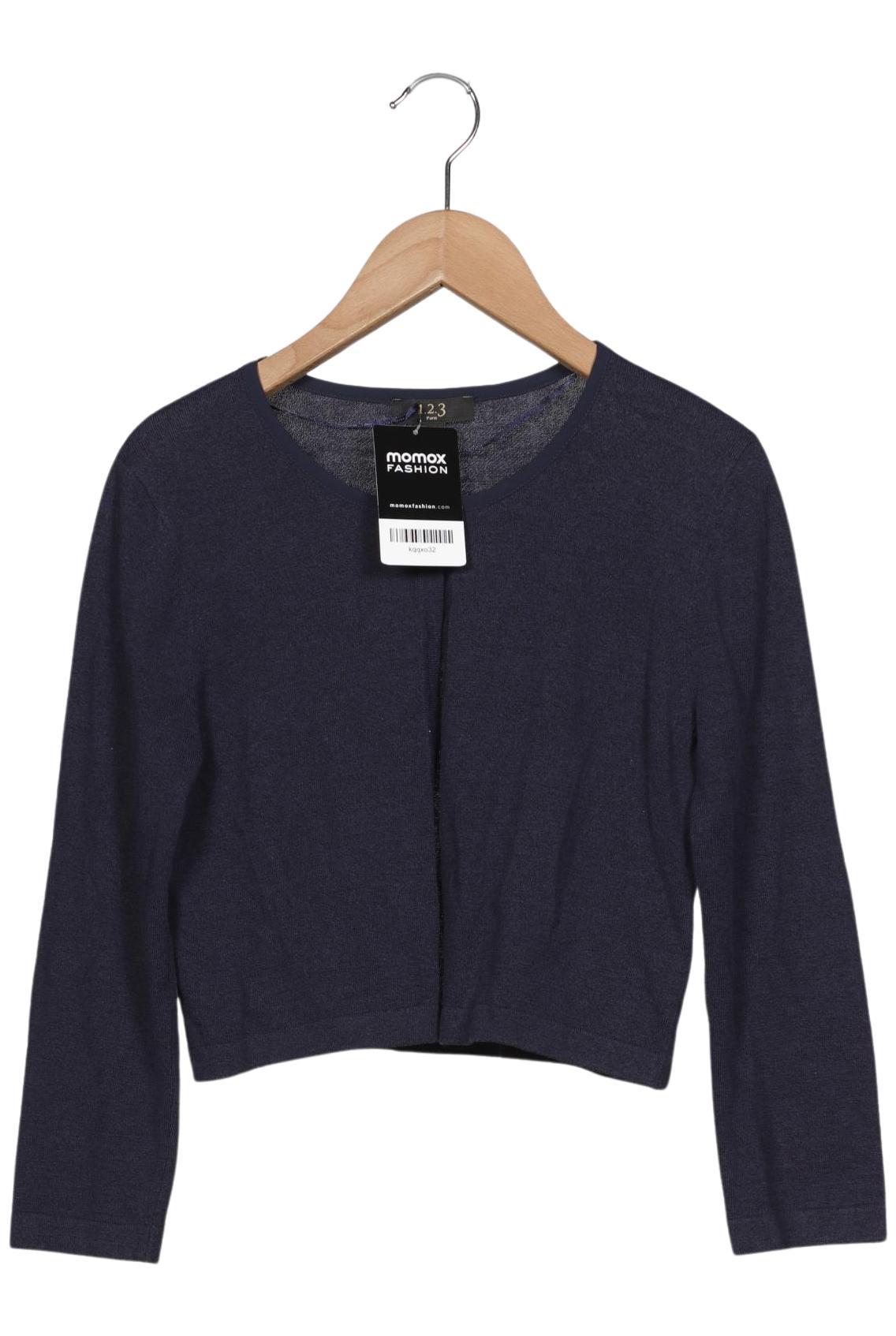 

1 2 3 Paris Damen Strickjacke, marineblau, Gr. 34