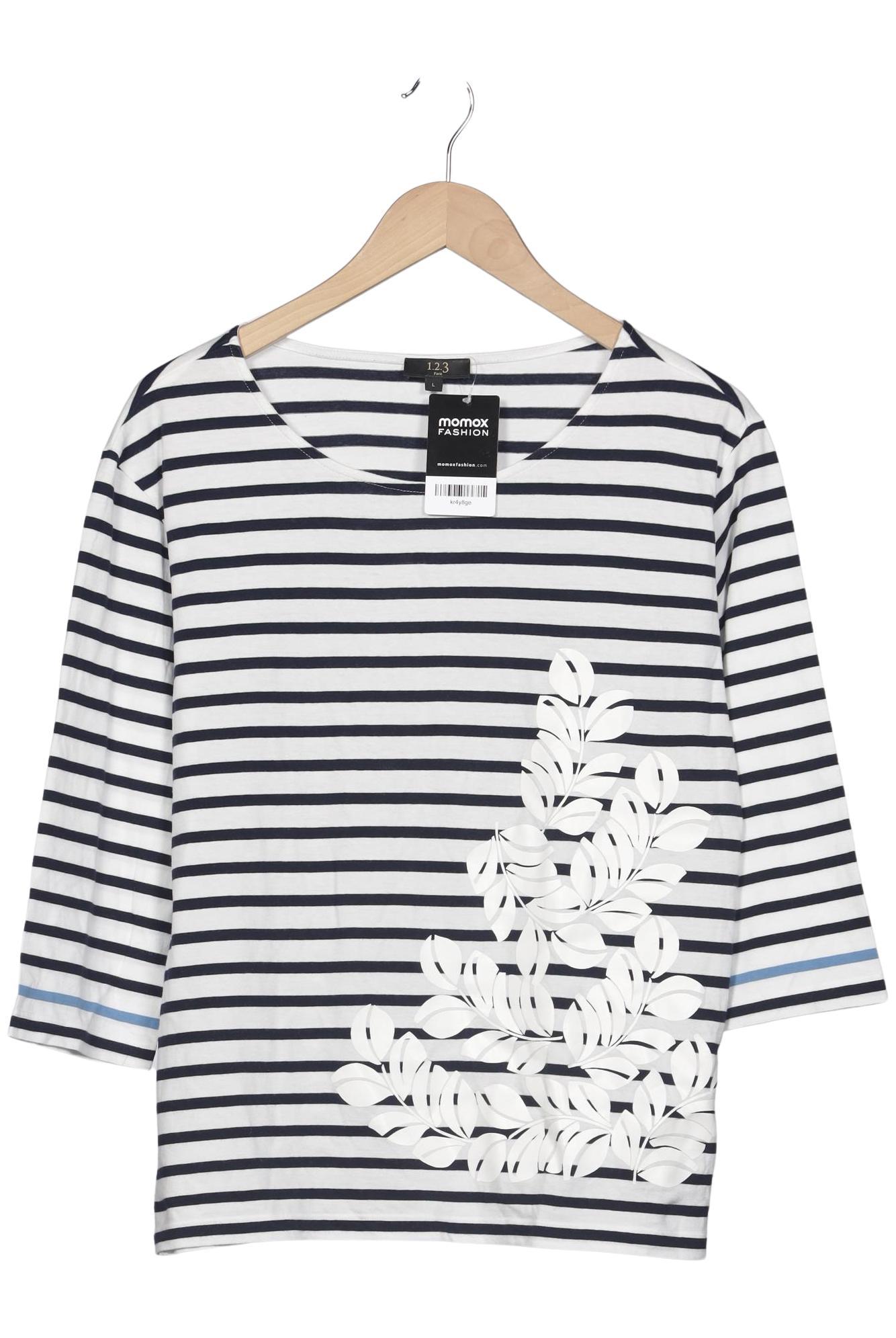 

1 2 3 Paris Damen Langarmshirt, marineblau, Gr. 42