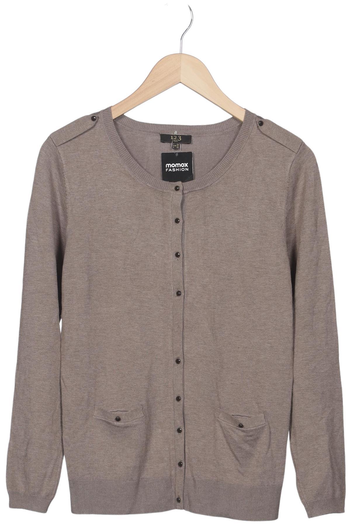 

1 2 3 Paris Damen Strickjacke, beige, Gr. 36