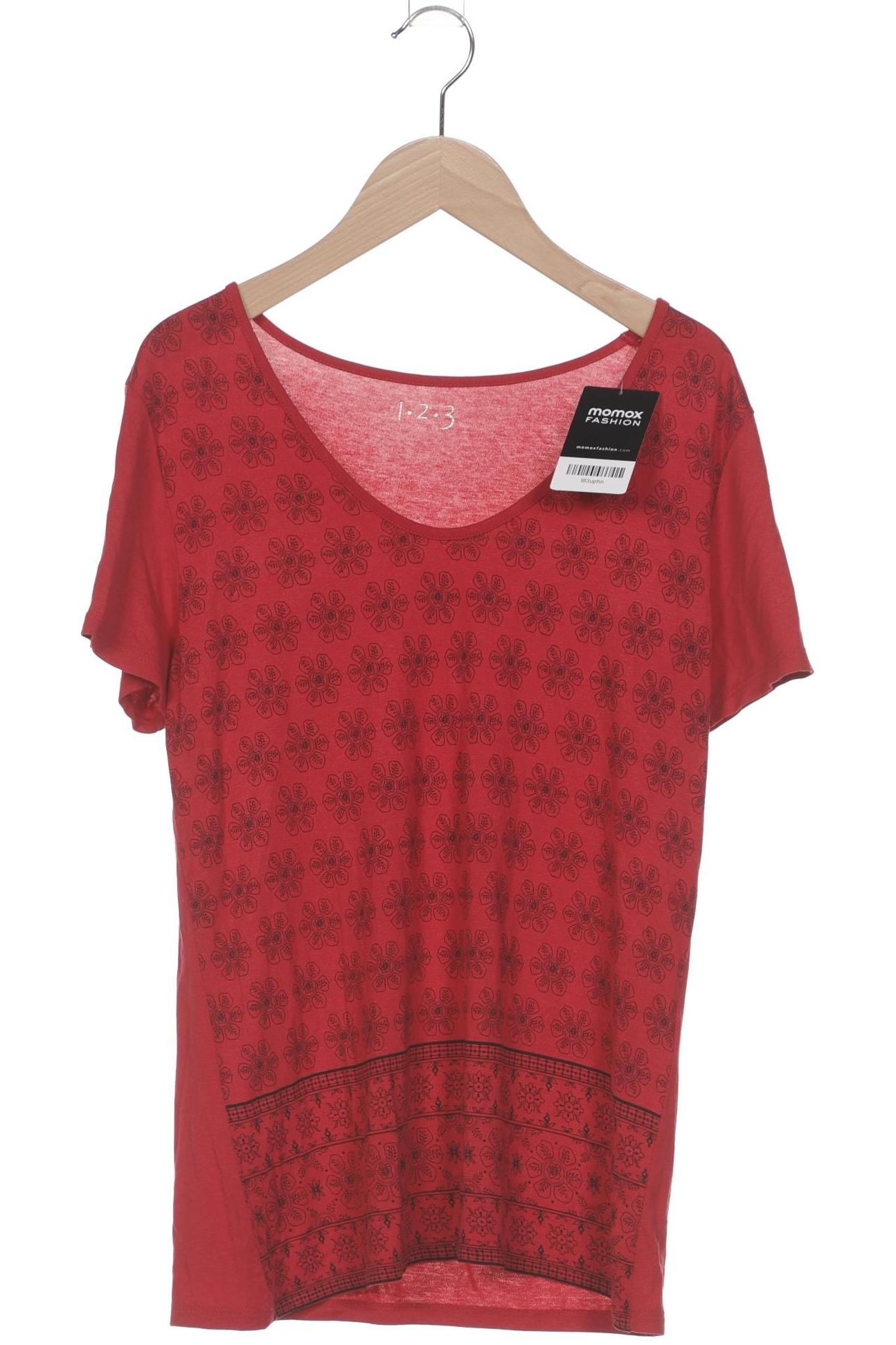 

1 2 3 Paris Damen T-Shirt, rot, Gr. 36