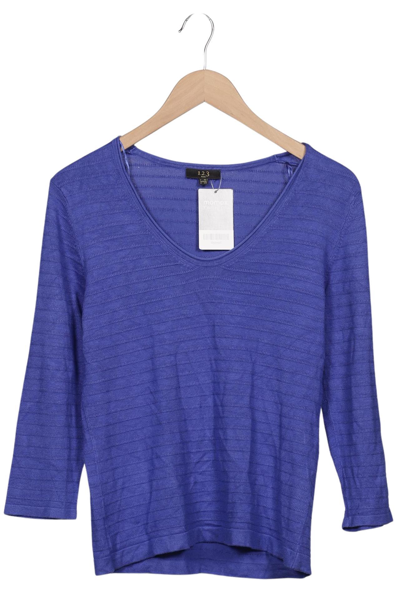 

1 2 3 Paris Damen Pullover, blau, Gr. 40