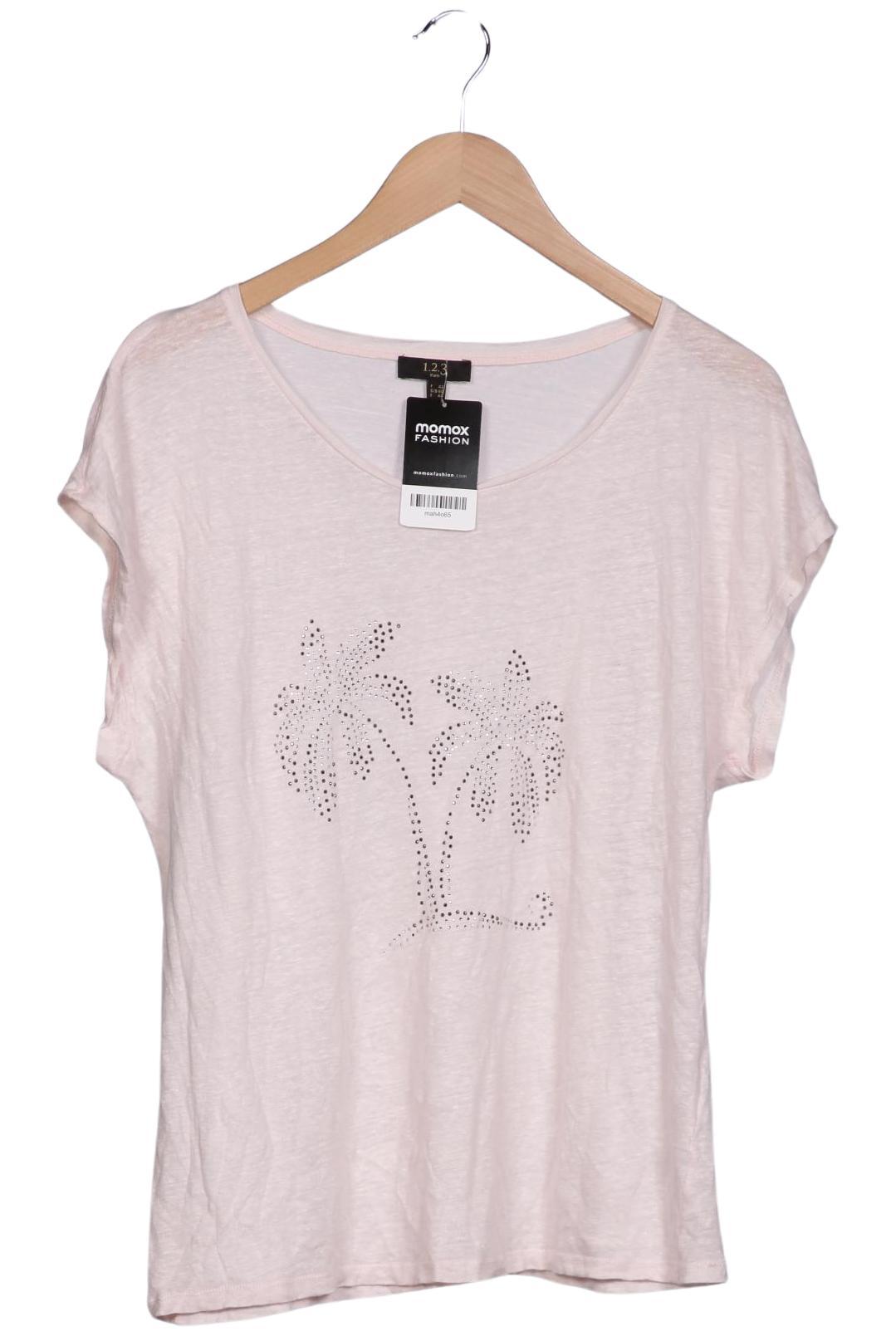 

1 2 3 Paris Damen T-Shirt, pink, Gr. 40