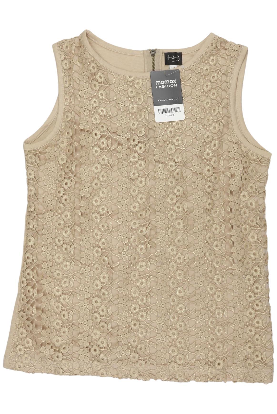 

1 2 3 Paris Damen Top, beige, Gr. 34