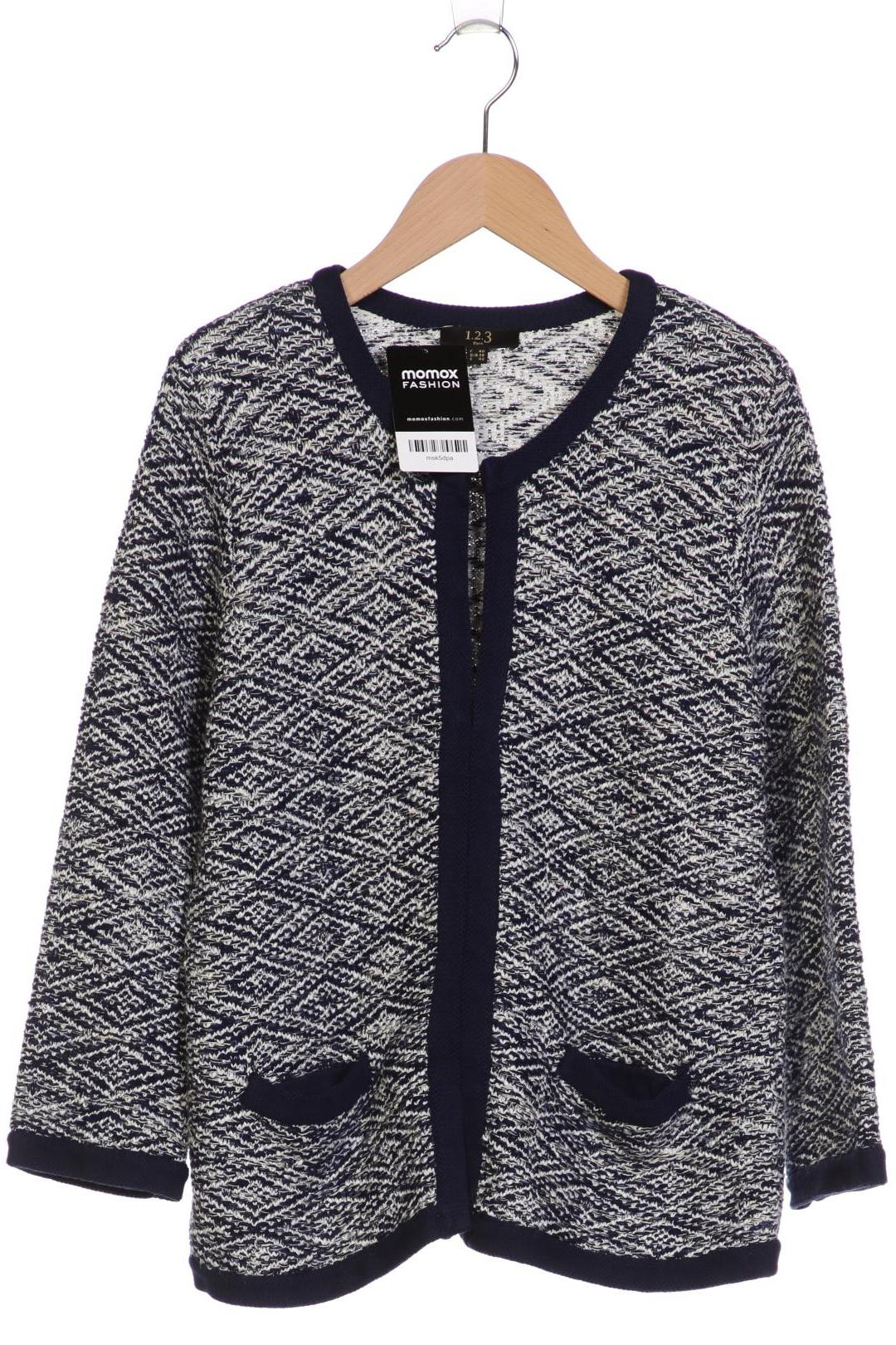 

1 2 3 Paris Damen Strickjacke, marineblau, Gr. 38
