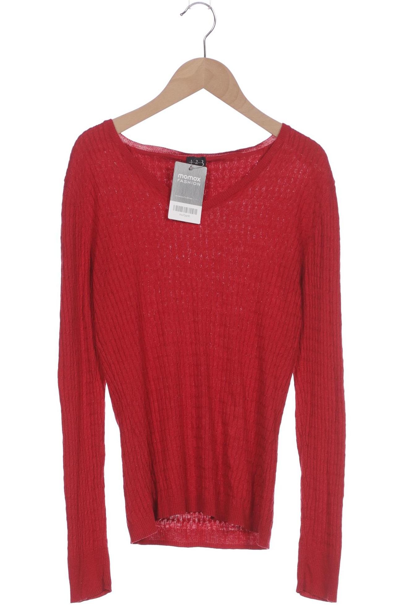 

1 2 3 Paris Damen Pullover, rot, Gr. 40