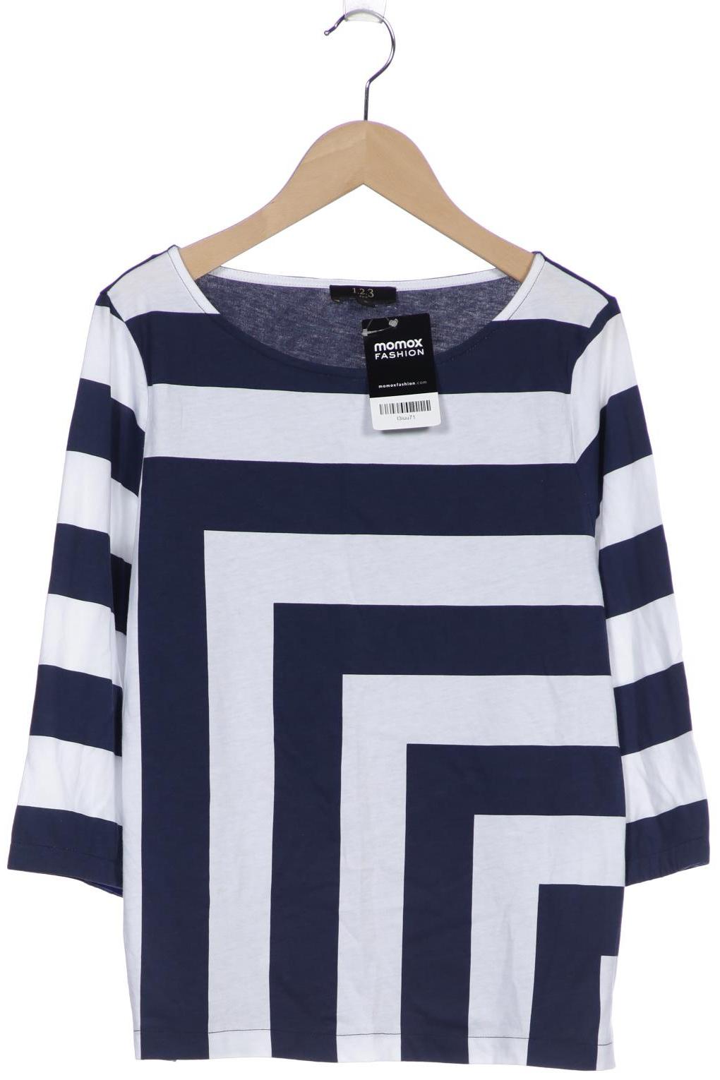 

1 2 3 Paris Damen Langarmshirt, marineblau, Gr. 36