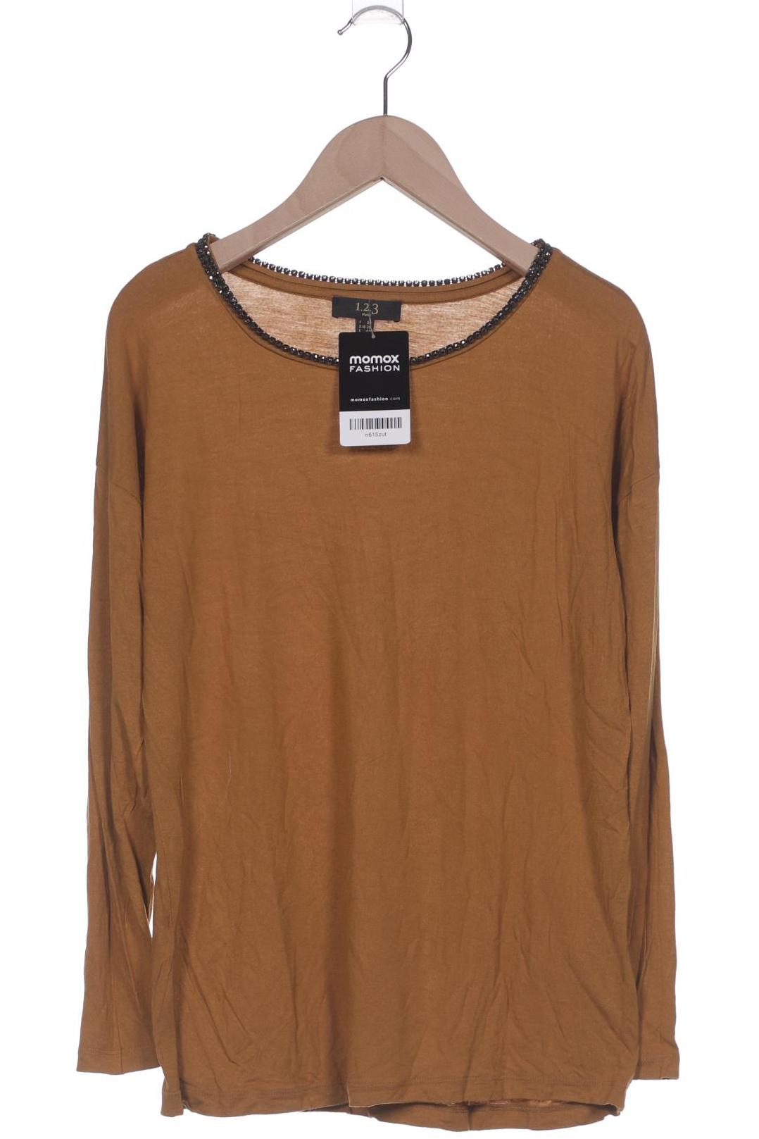 

1 2 3 Paris Damen Langarmshirt, braun, Gr. 36
