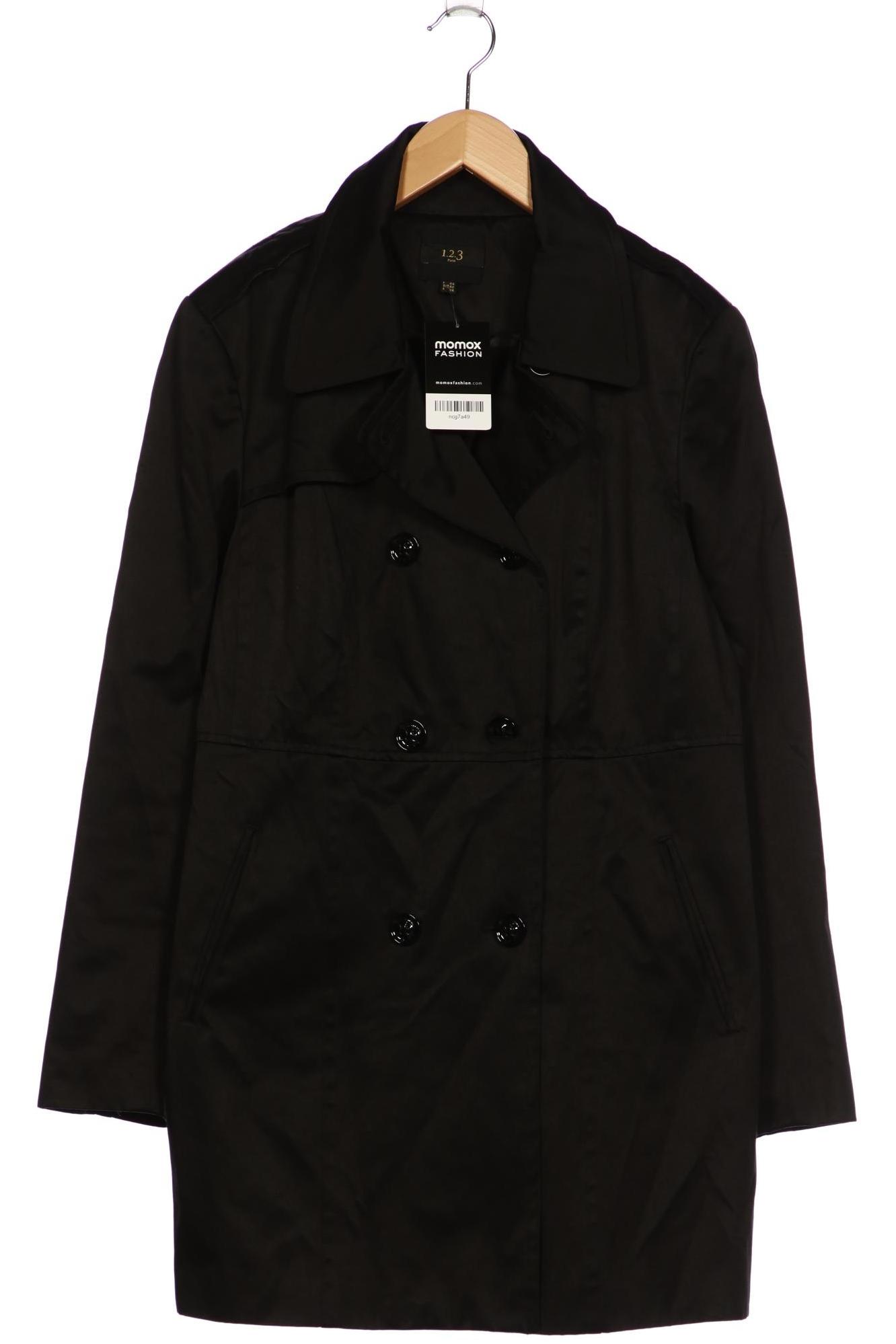 

1 2 3 Paris Damen Mantel, schwarz, Gr. 42