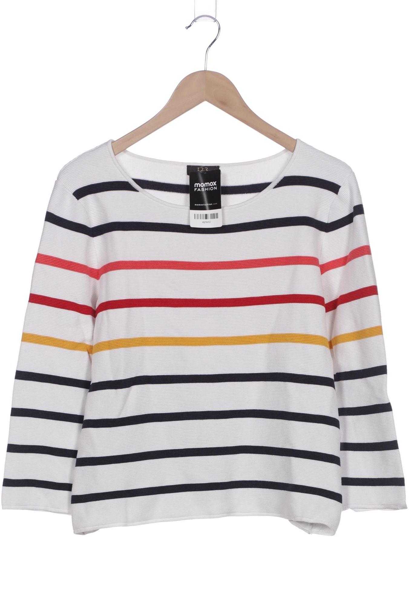 

1 2 3 Paris Damen Pullover, weiß, Gr. 42