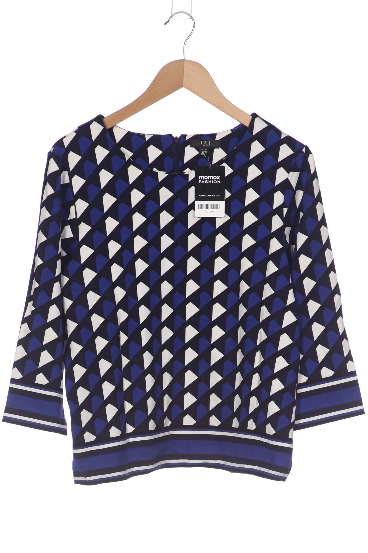 

1 2 3 Paris Damen Langarmshirt, marineblau, Gr. 42
