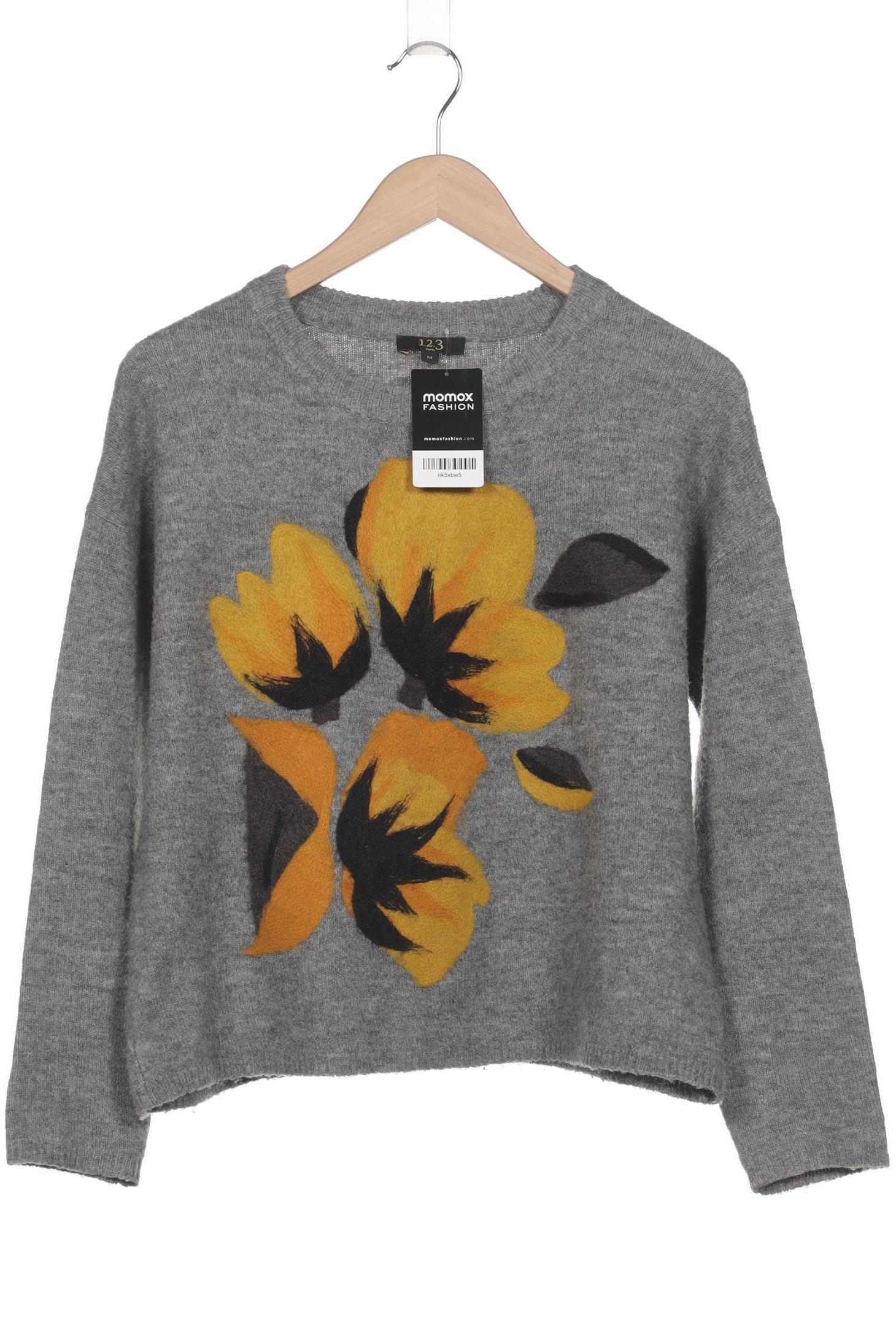 

1 2 3 Paris Damen Pullover, grau, Gr. 38