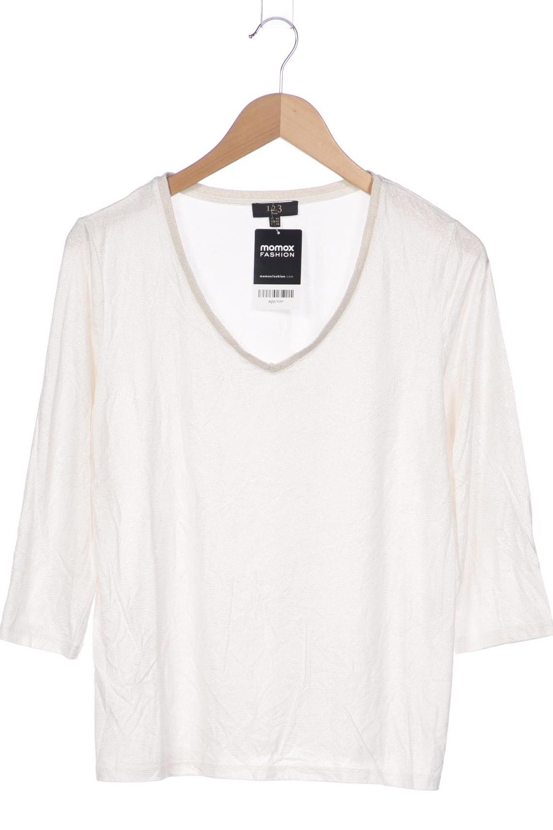 

1 2 3 Paris Damen Langarmshirt, weiß, Gr. 42