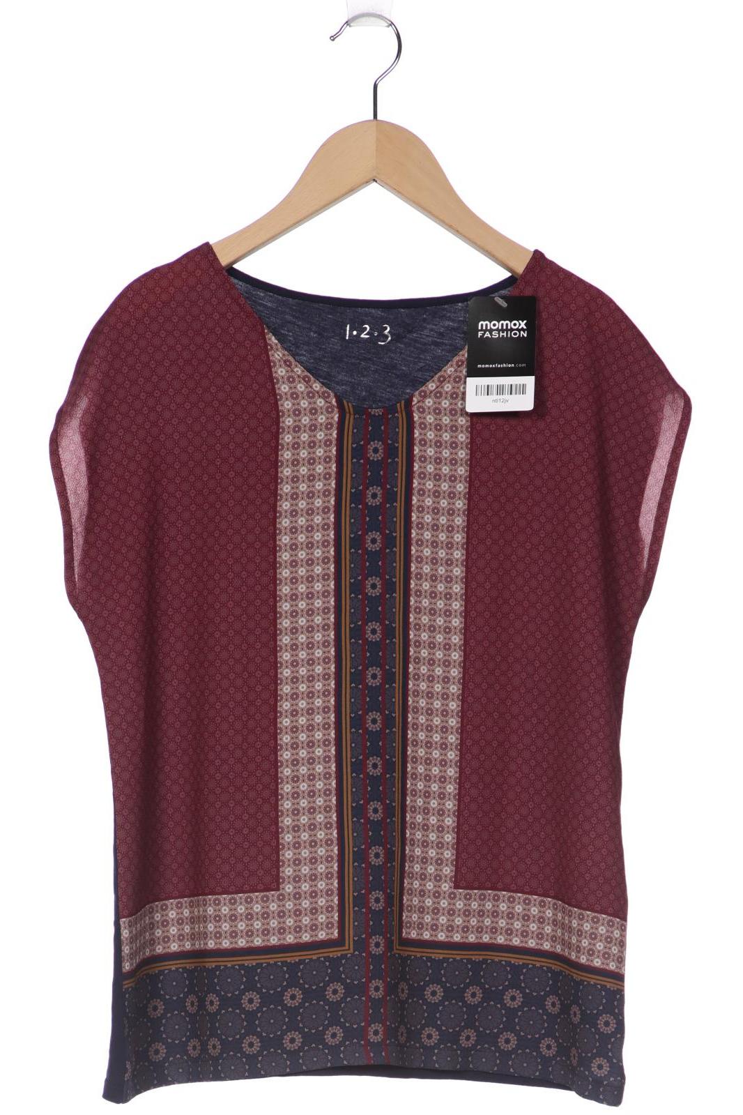 

1 2 3 Paris Damen T-Shirt, bordeaux