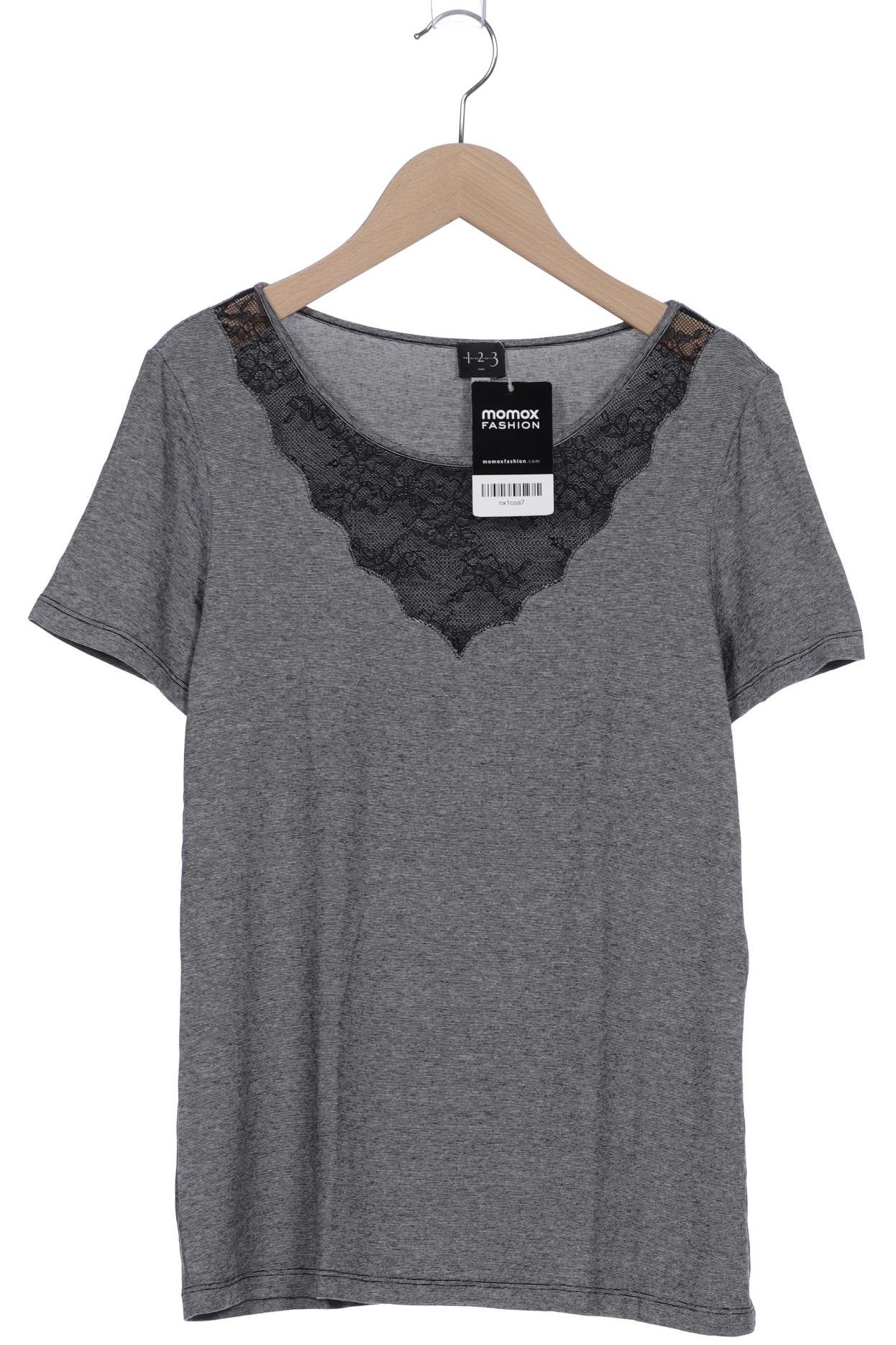 

1 2 3 Paris Damen T-Shirt, grau, Gr. 44