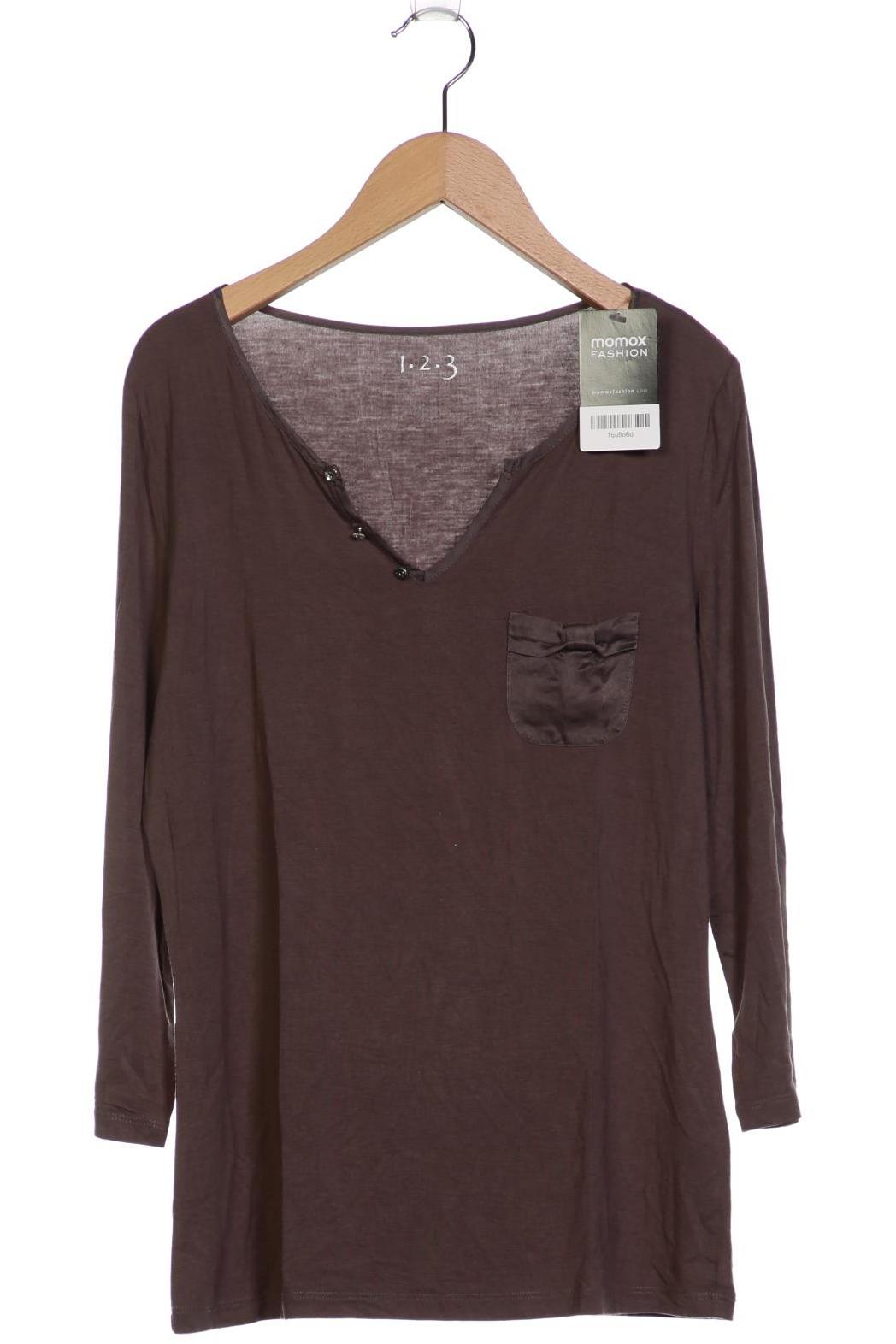 

1 2 3 Paris Damen Langarmshirt, grün, Gr. 38