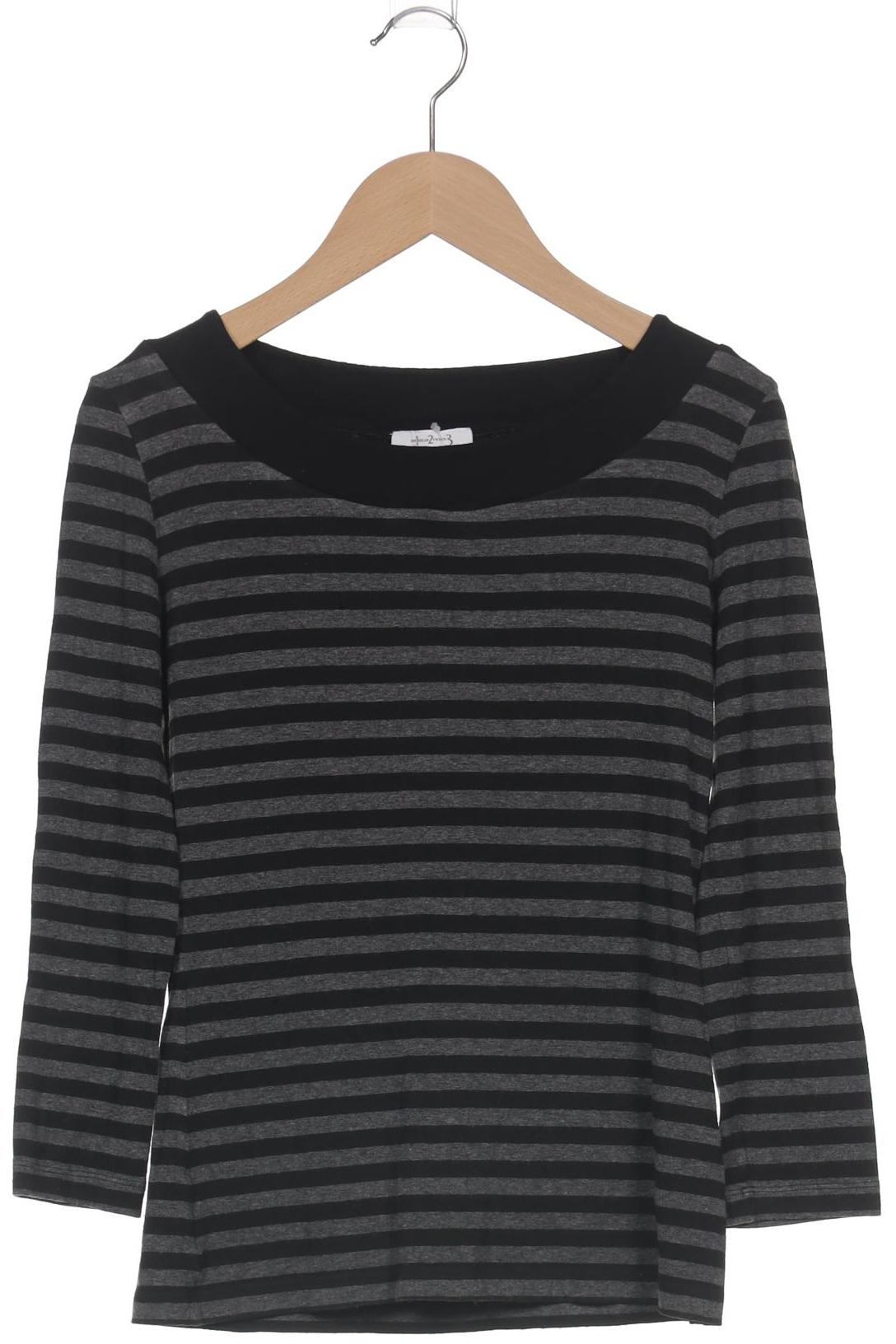 

1 2 3 Paris Damen Langarmshirt, schwarz, Gr. 36