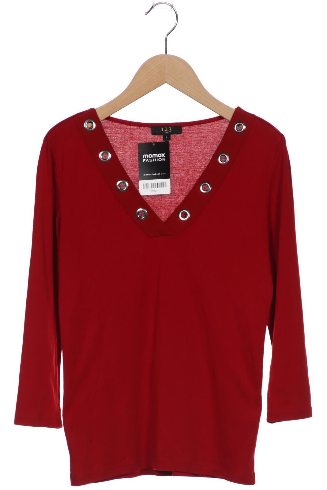 

1 2 3 Paris Damen Langarmshirt, rot