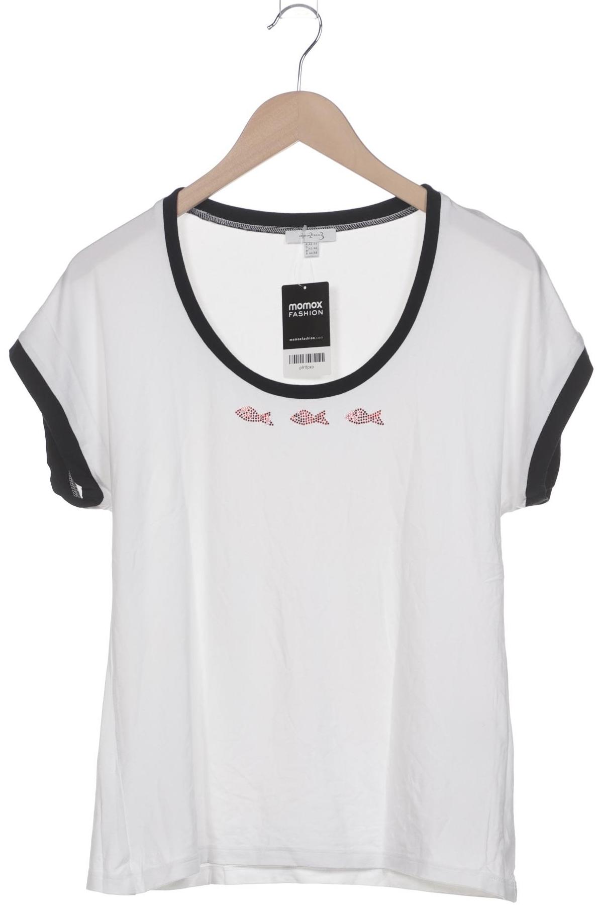 Thumbnail - 1 2 3 Paris Damen T-Shirt, weiß, Gr. 40