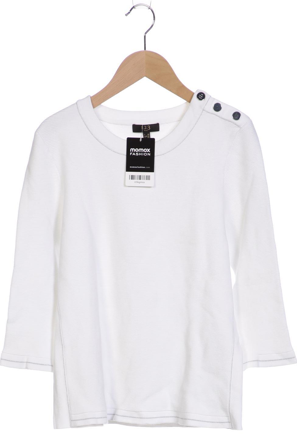 

1 2 3 Paris Damen Pullover, weiß, Gr. 36