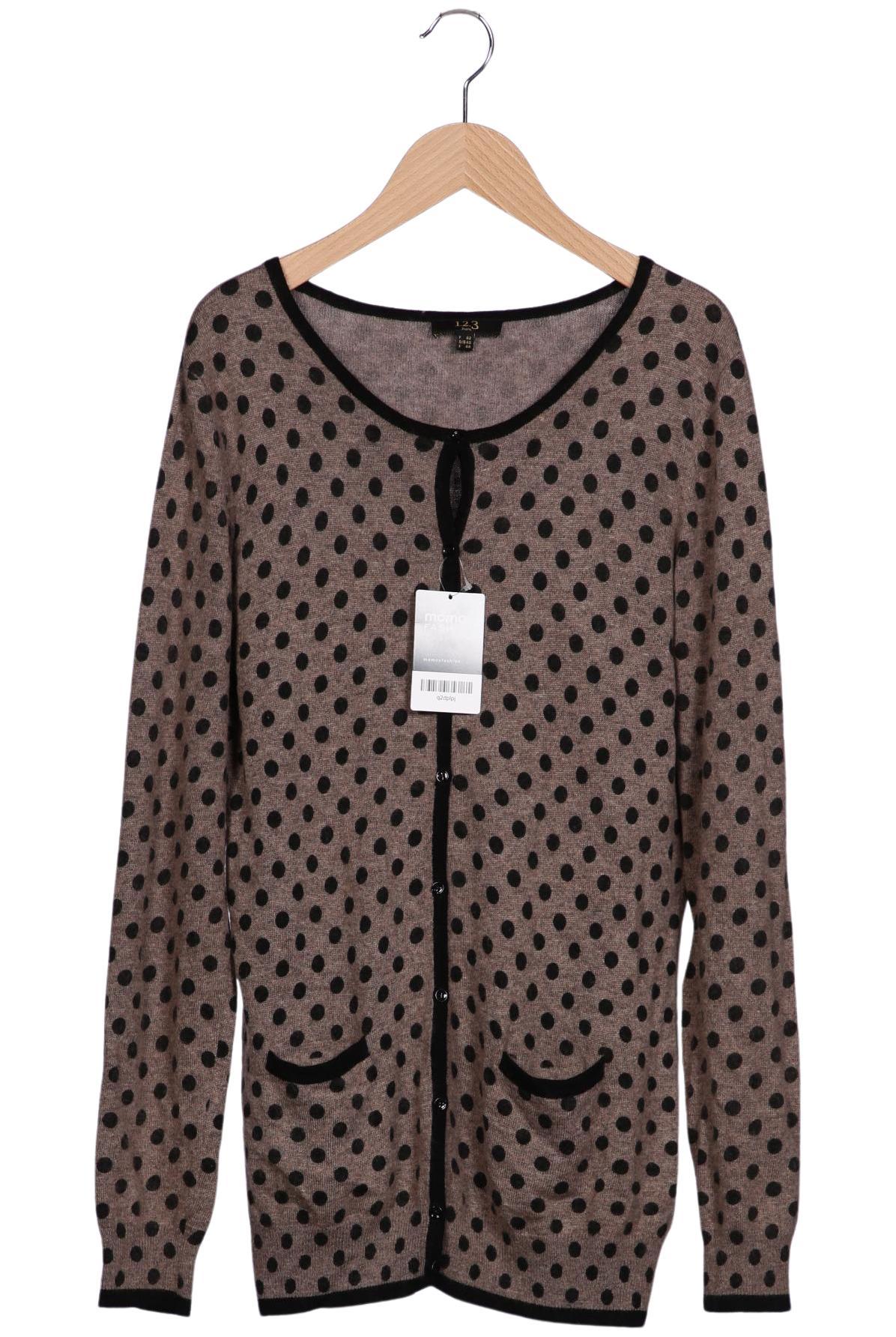 

1 2 3 Paris Damen Strickjacke, braun, Gr. 40
