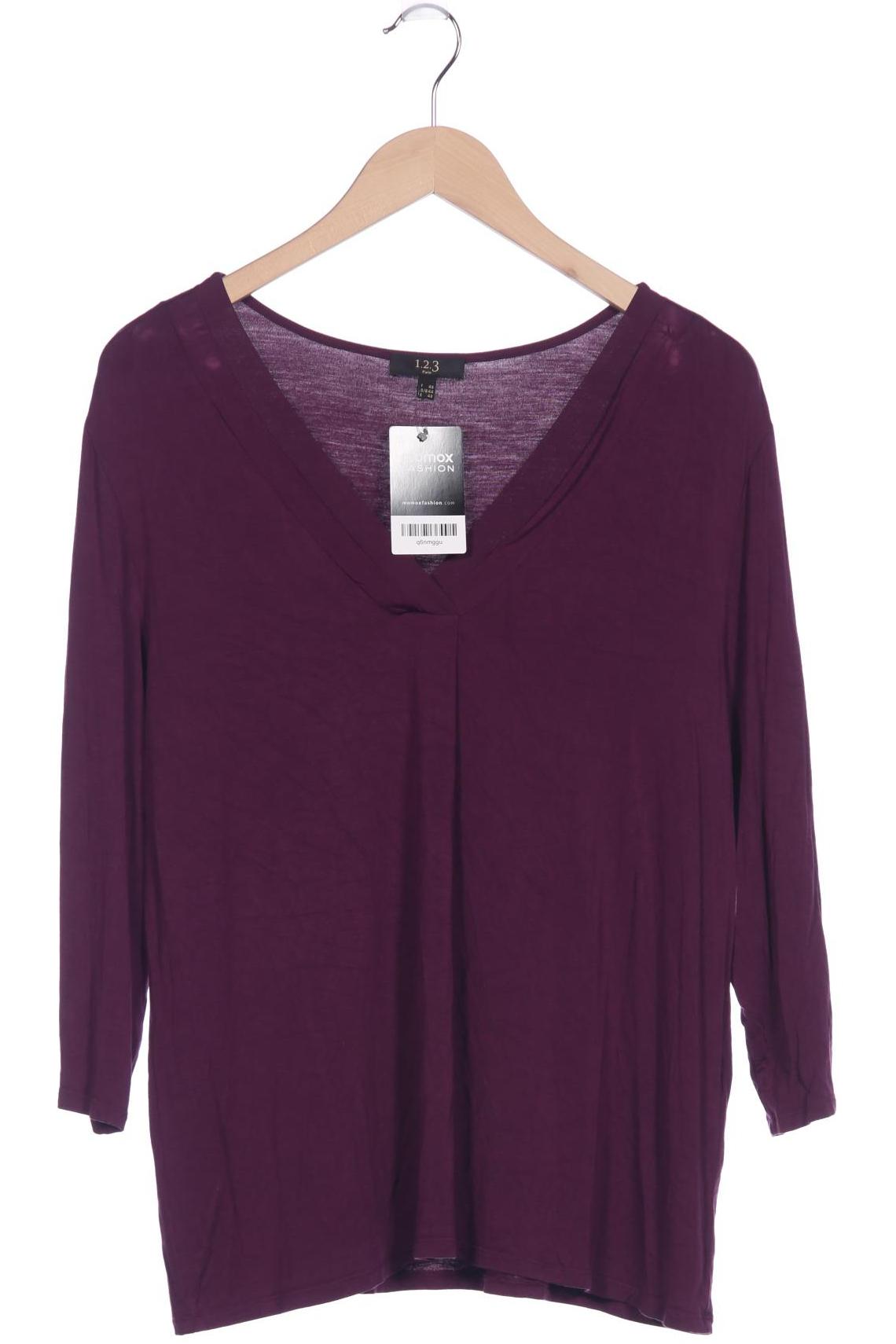 

1 2 3 Paris Damen Langarmshirt, flieder, Gr. 44