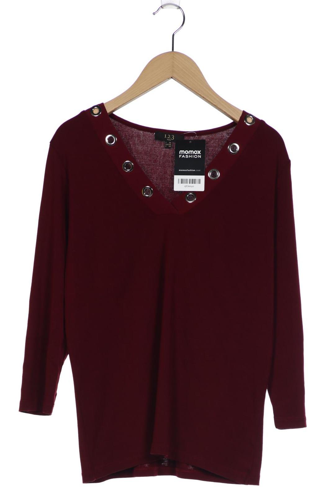 

1 2 3 Paris Damen Langarmshirt, bordeaux