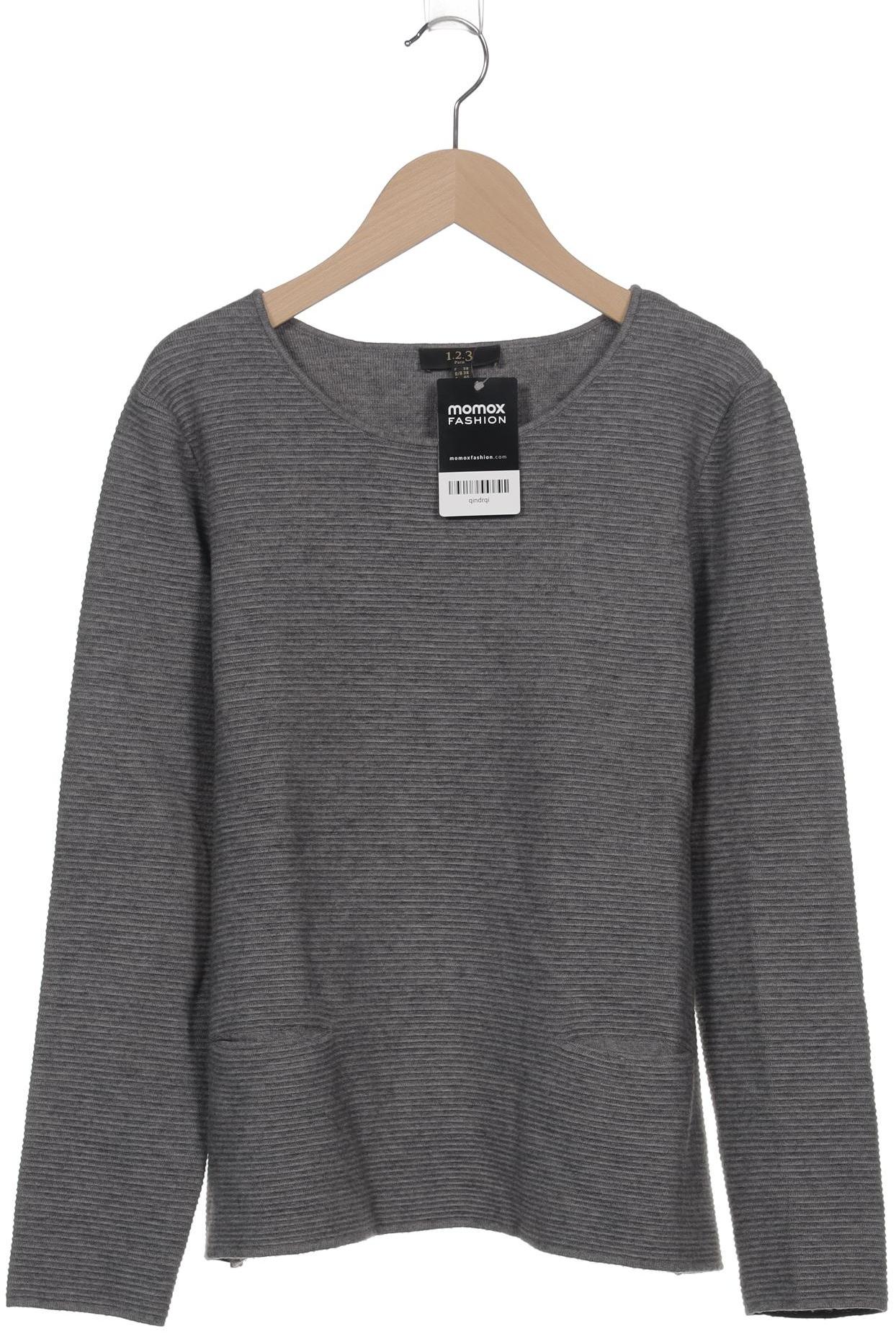 

1 2 3 Paris Damen Pullover, grau, Gr. 36