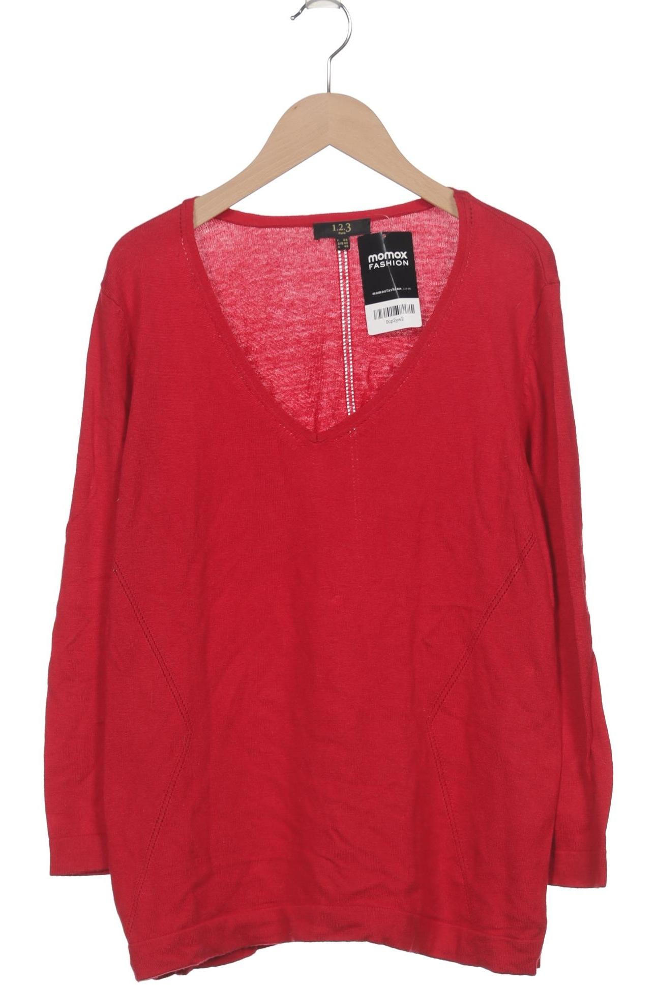

1 2 3 Paris Damen Pullover, rot, Gr. 42