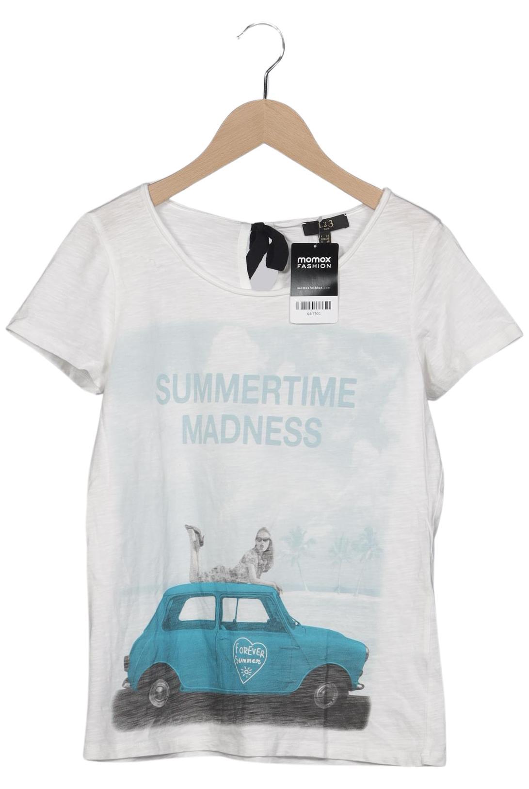 

1 2 3 Paris Damen T-Shirt, weiß, Gr. 34