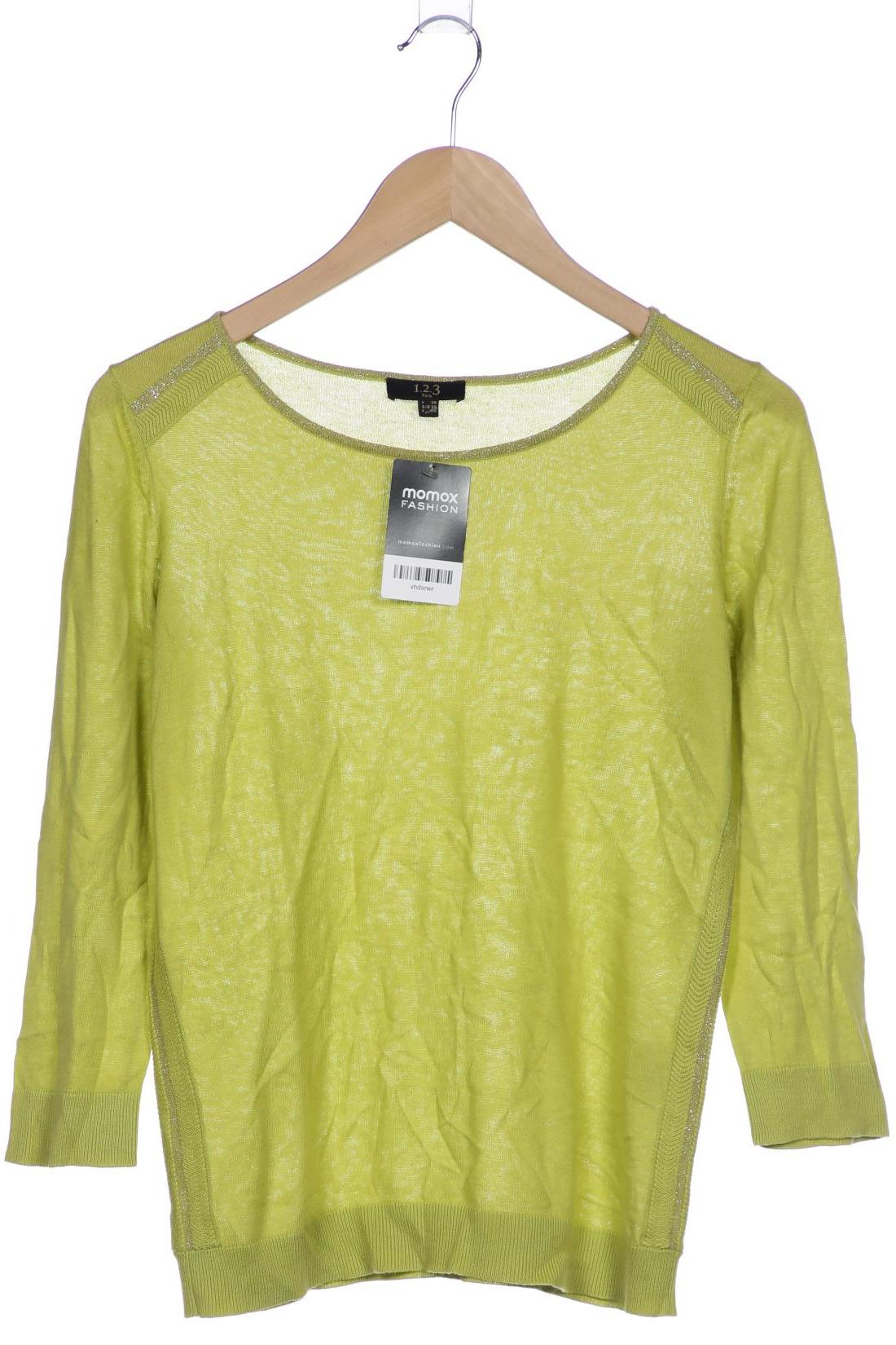 

1 2 3 Paris Damen Pullover, grün, Gr. 36