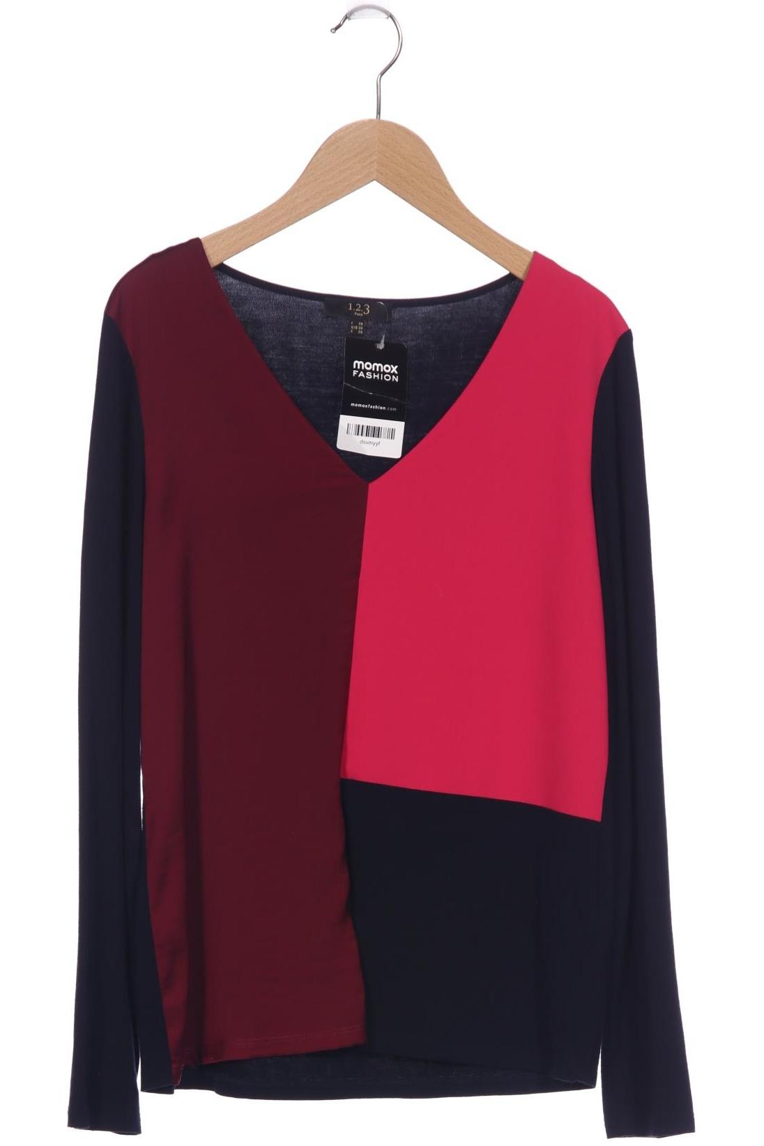 

1 2 3 Paris Damen Langarmshirt, bordeaux, Gr. 34