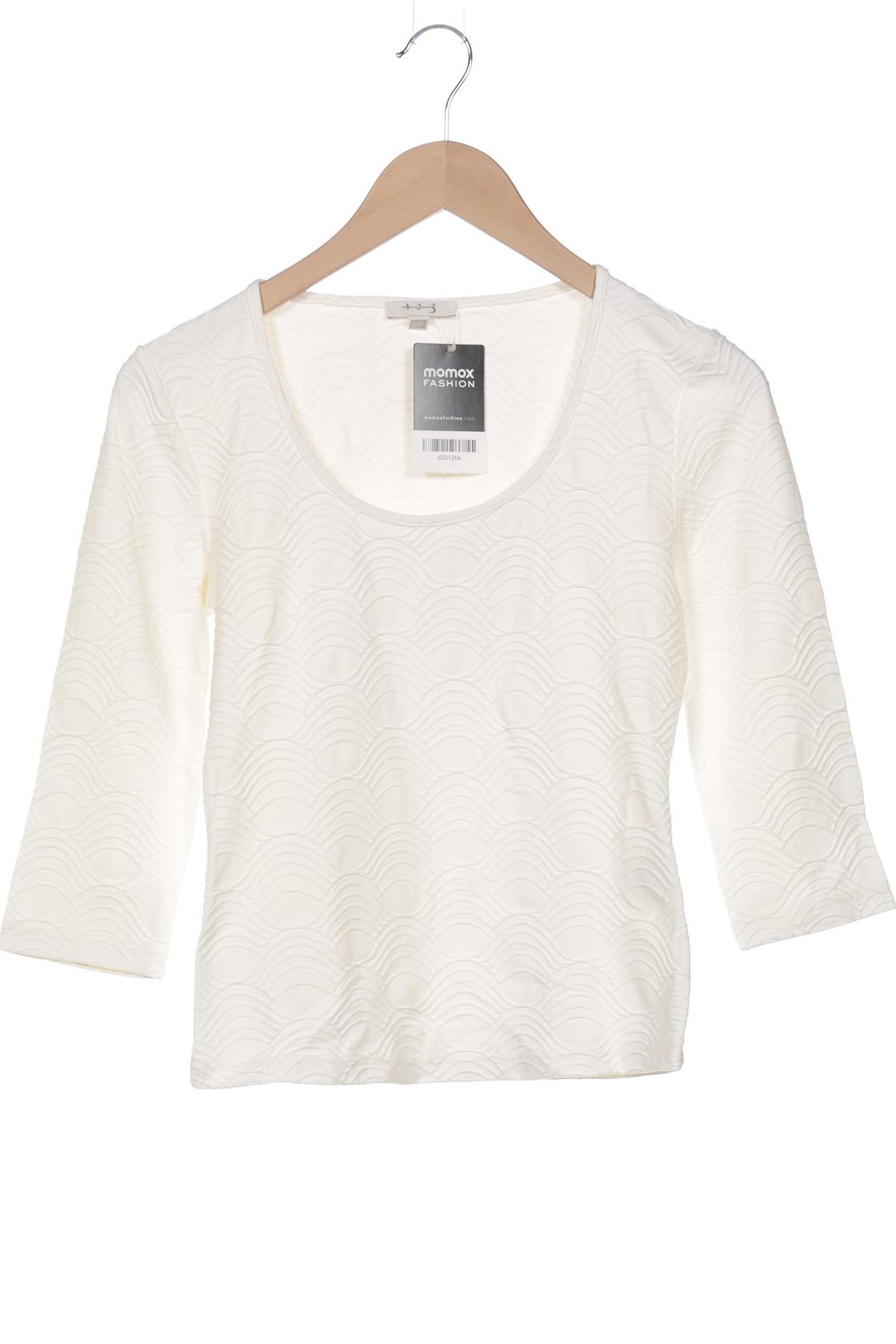 

1 2 3 Paris Damen Langarmshirt, cremeweiß, Gr. 36