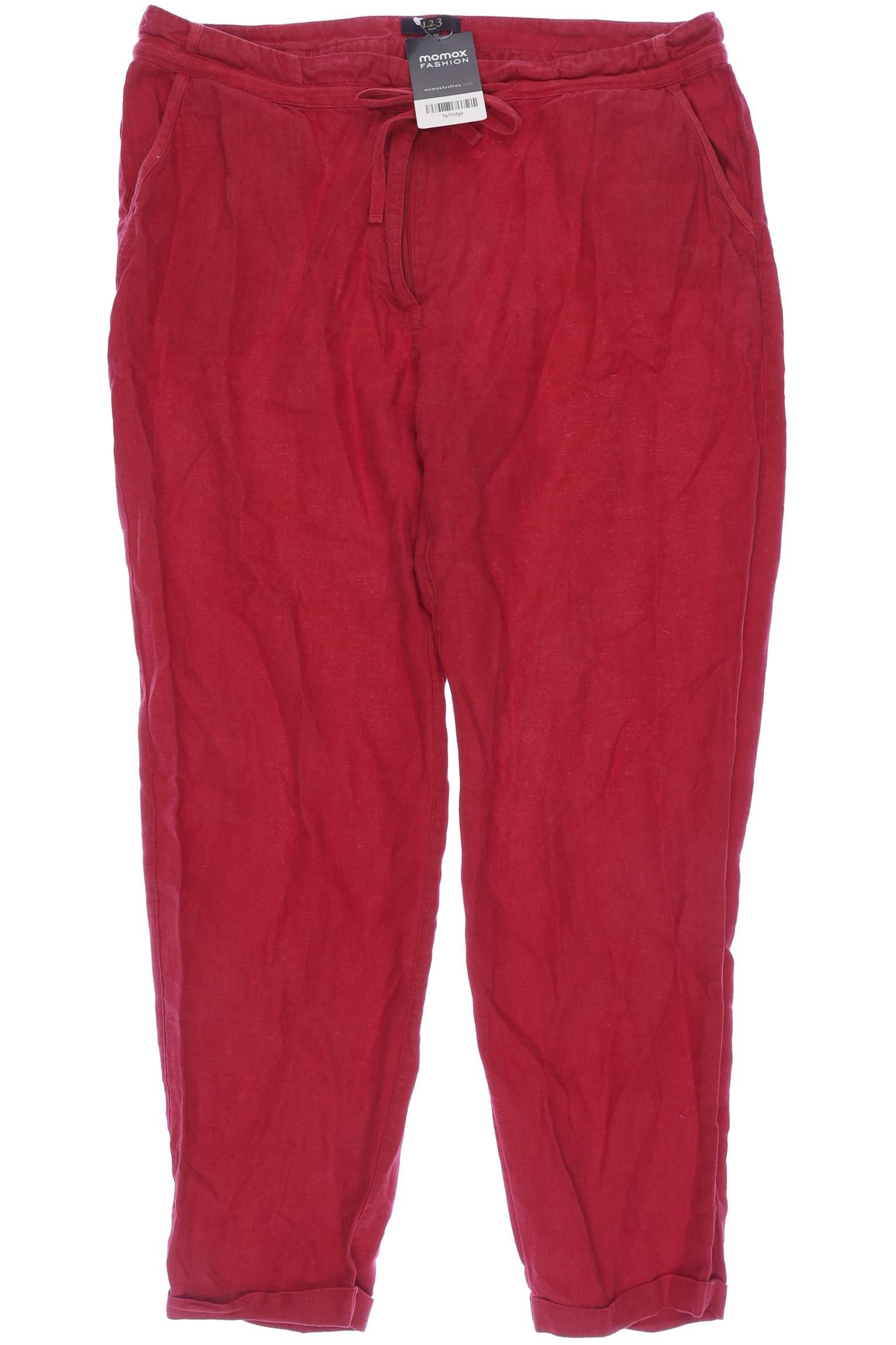 

1 2 3 Paris Damen Stoffhose, rot, Gr. 42