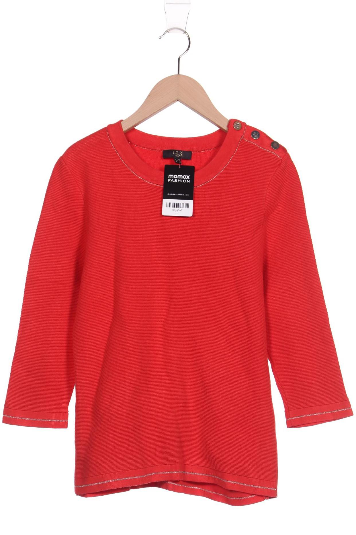 

1 2 3 Paris Damen Pullover, rot, Gr. 36