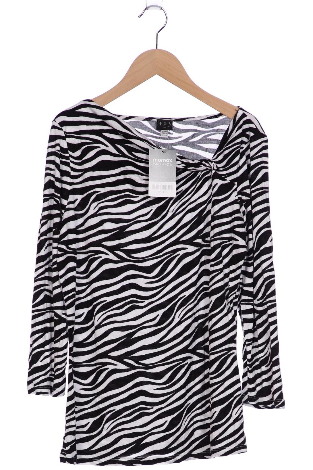 

1 2 3 Paris Damen Langarmshirt, schwarz, Gr. 40