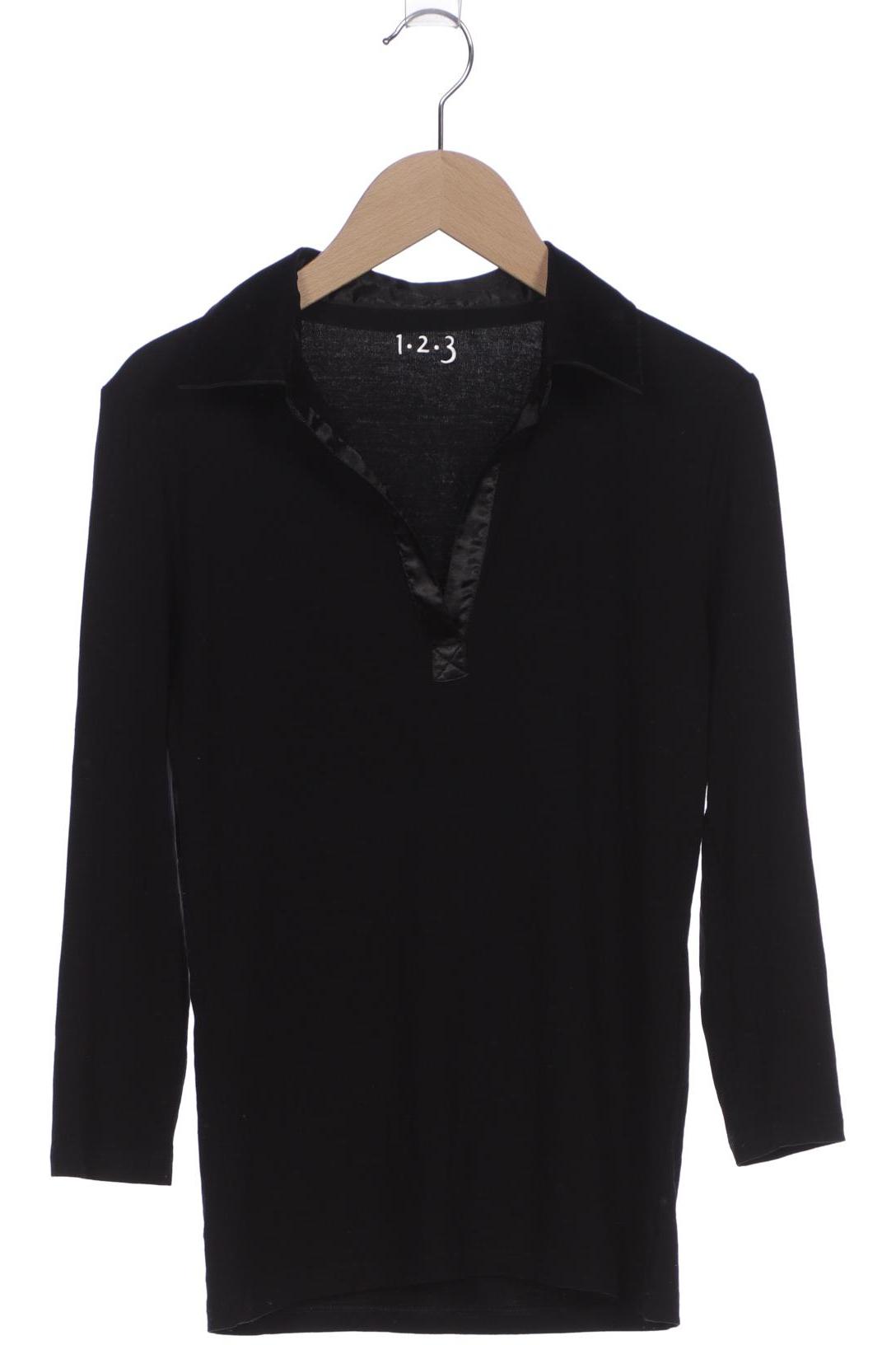 

1 2 3 Paris Damen Poloshirt, schwarz, Gr. 34