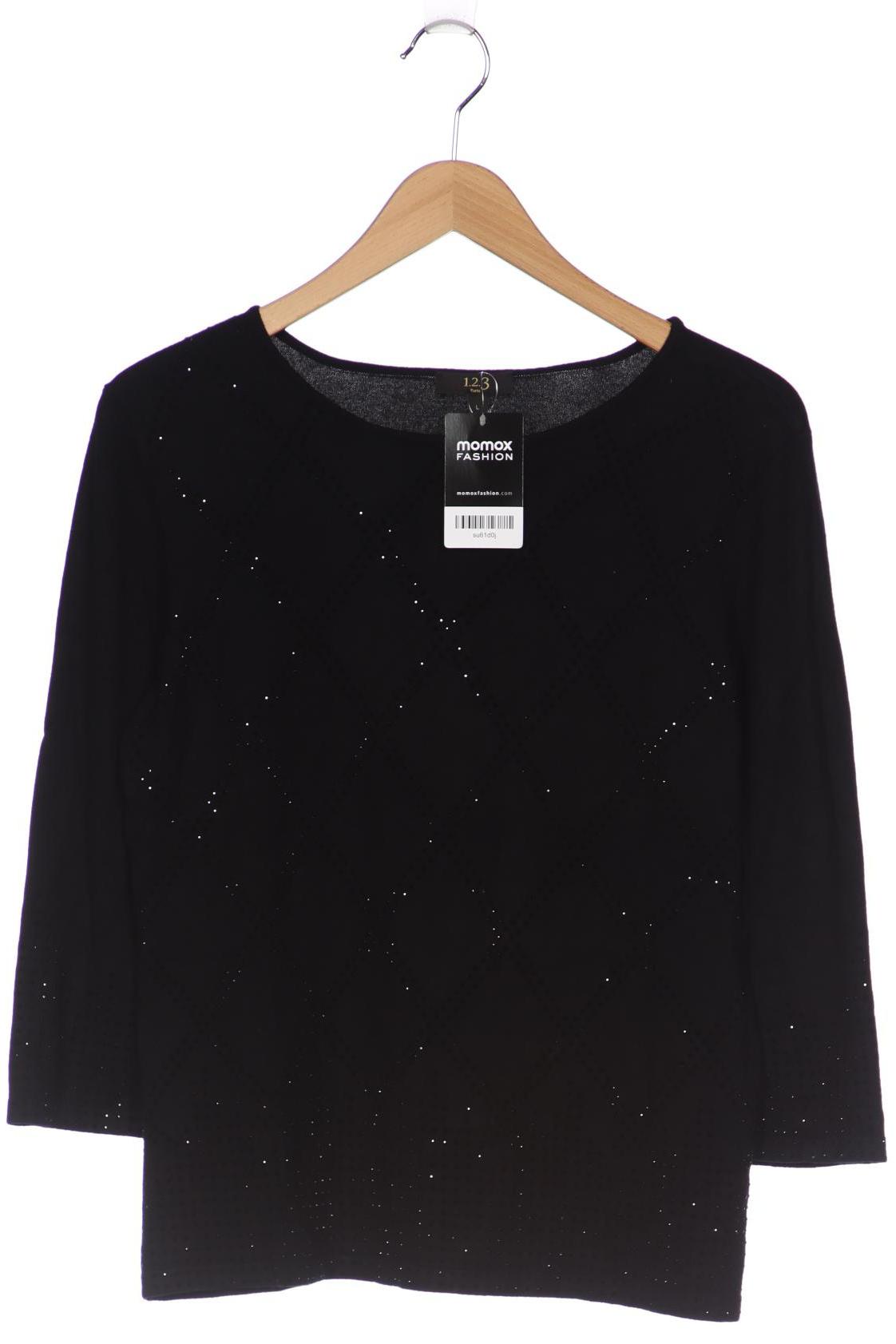 

1 2 3 Paris Damen Pullover, schwarz