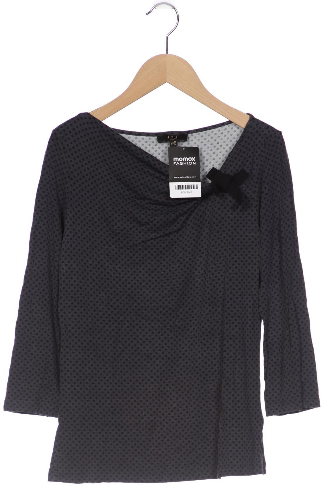 

1 2 3 Paris Damen Langarmshirt, grau, Gr. 34