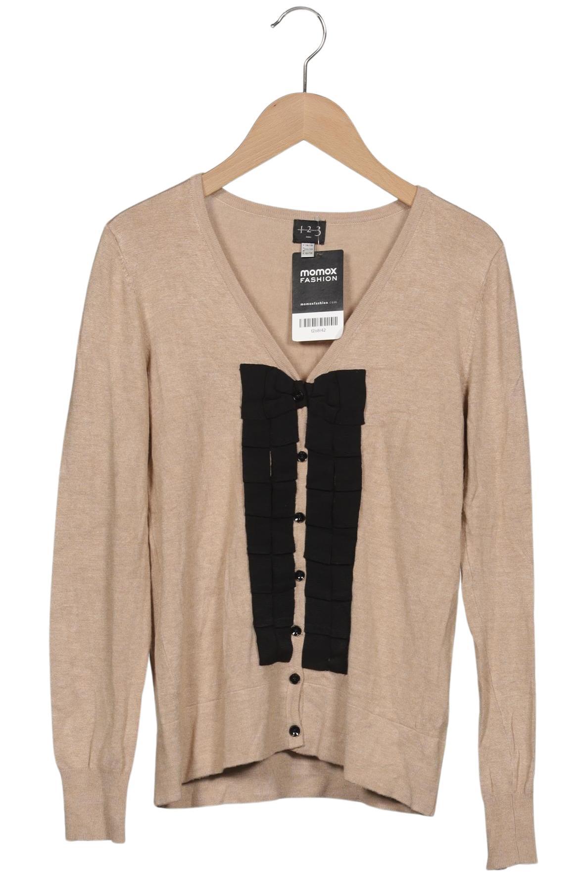 

1 2 3 Paris Damen Strickjacke, beige, Gr. 32