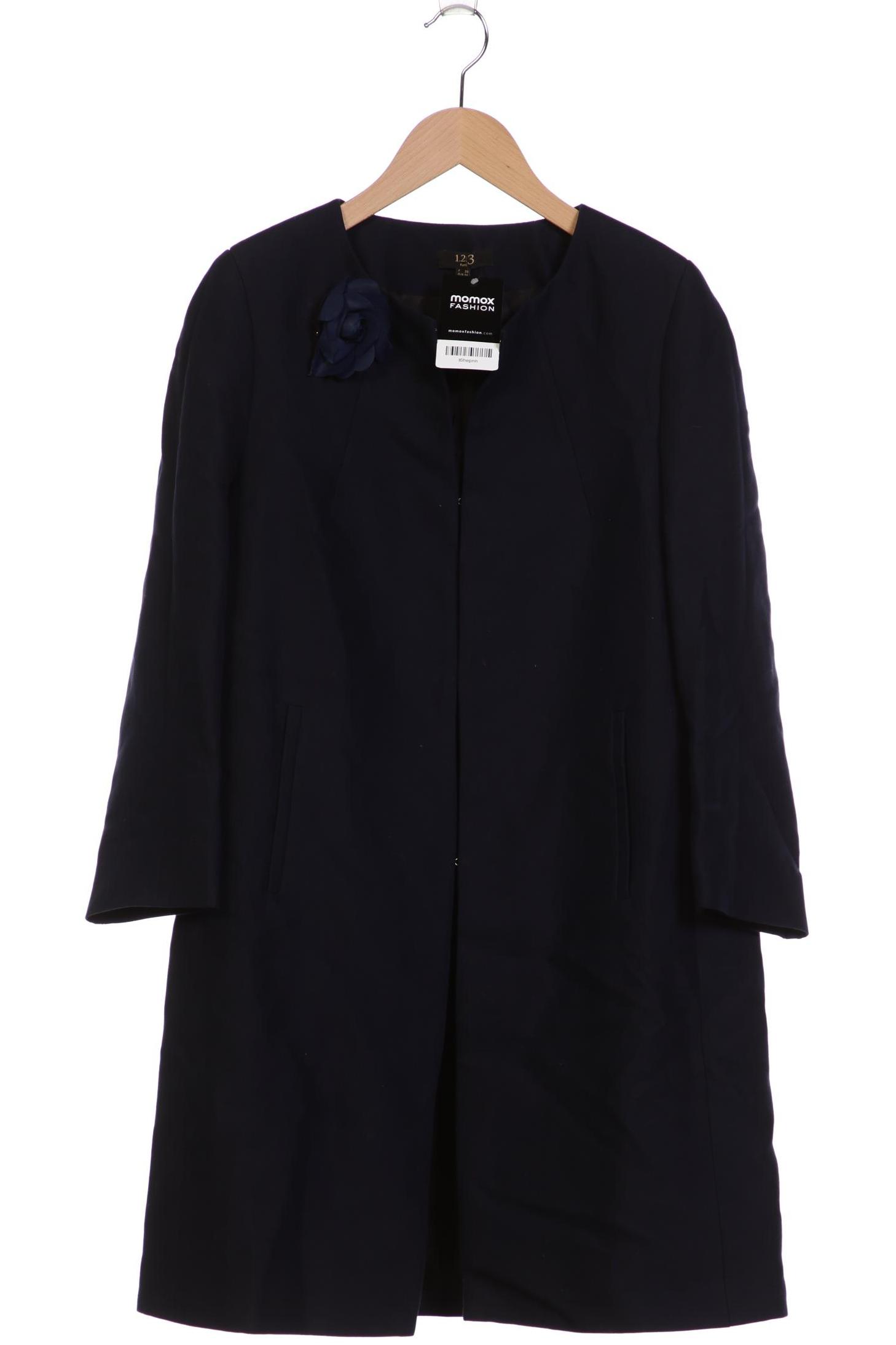 

1 2 3 Paris Damen Mantel, marineblau, Gr. 38