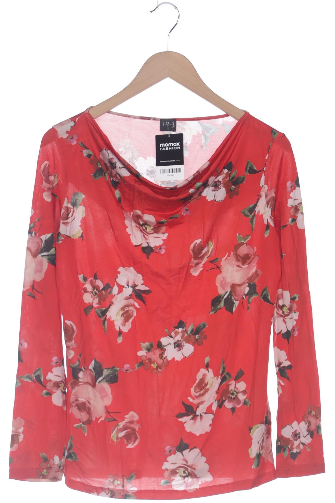 

1 2 3 Paris Damen Langarmshirt, rot, Gr. 44