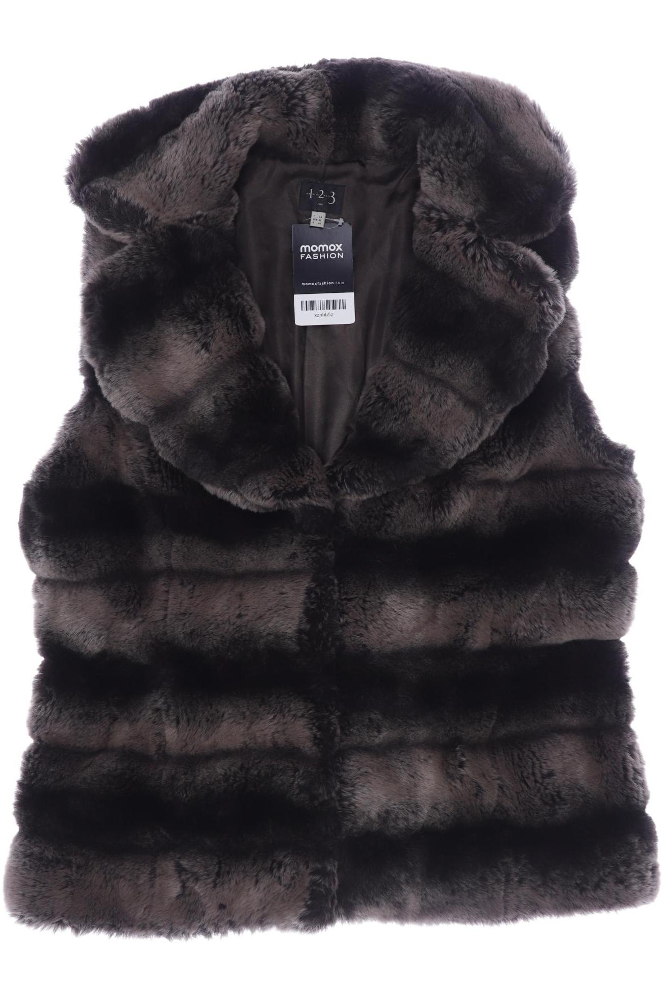 

1 2 3 Paris Damen Weste, braun, Gr. 42