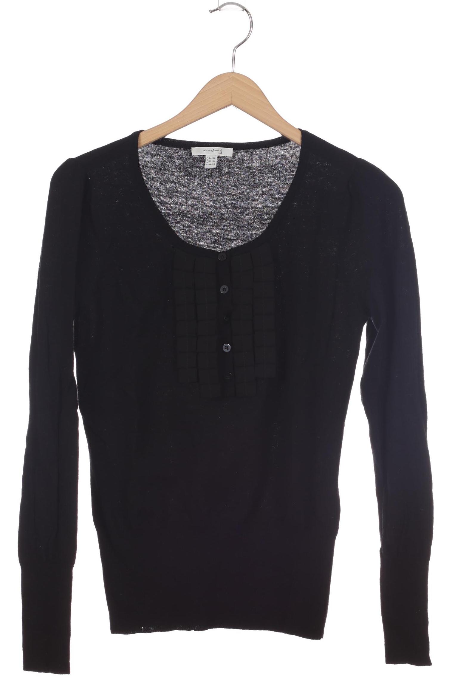 

1 2 3 Paris Damen Pullover, schwarz, Gr. 32