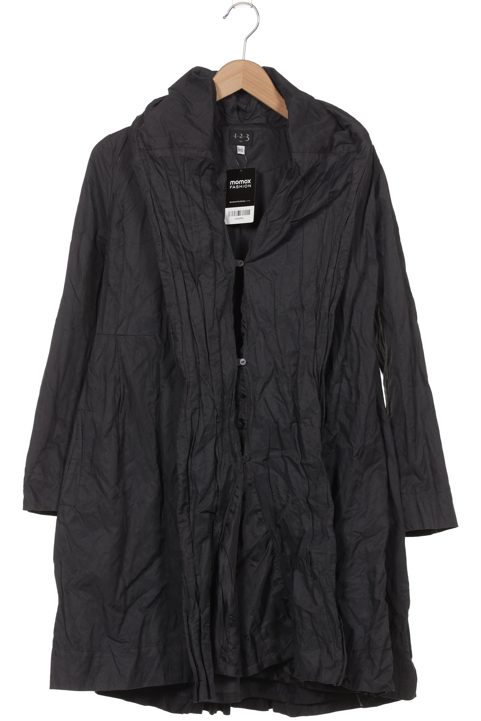 

1 2 3 Paris Damen Mantel, schwarz, Gr. 34