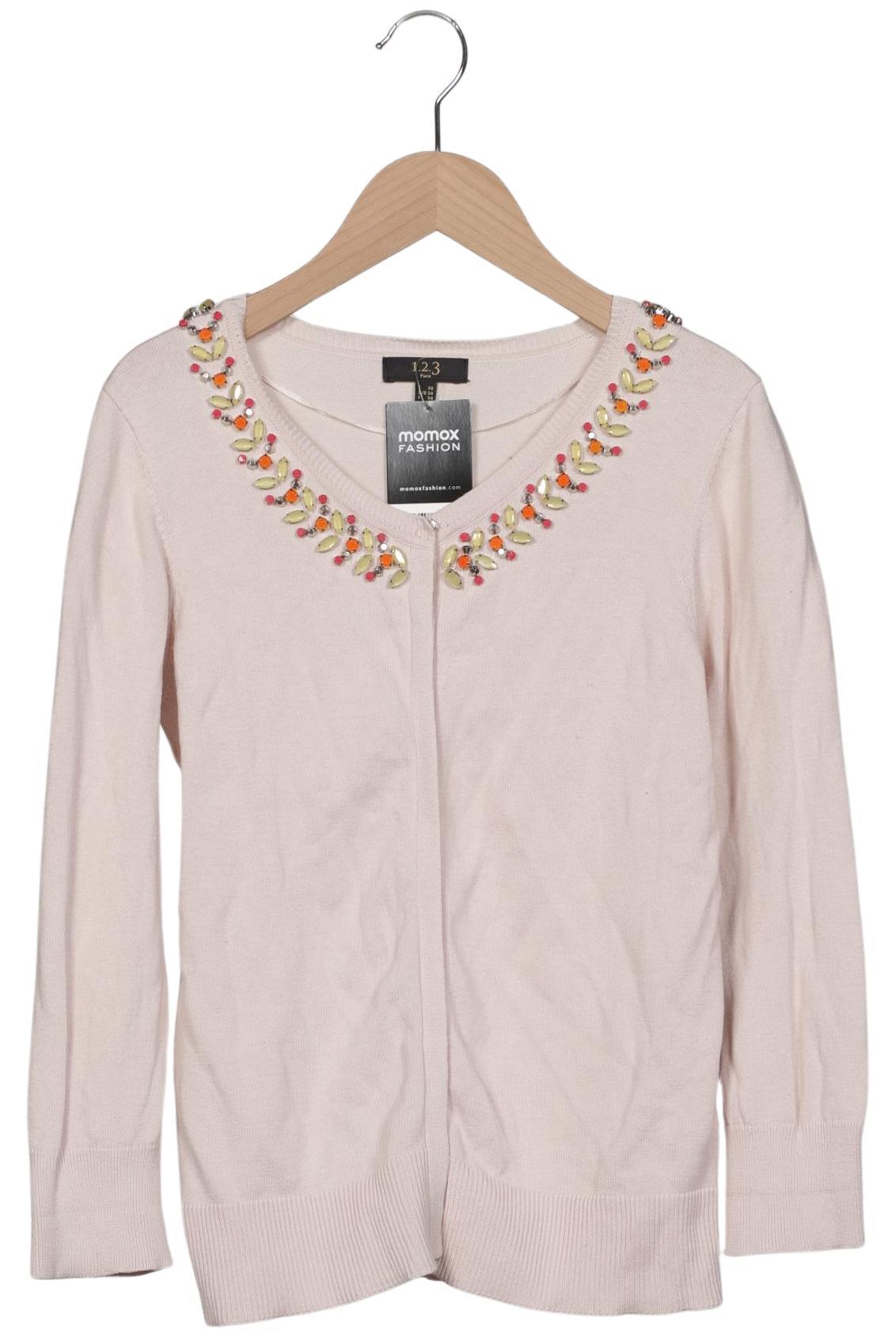 

1 2 3 Paris Damen Strickjacke, pink, Gr. 34