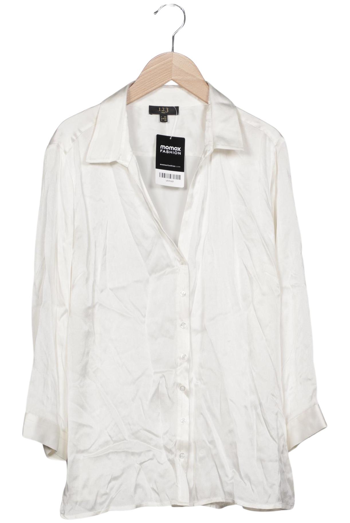 

1 2 3 Paris Damen Bluse, weiß, Gr. 42