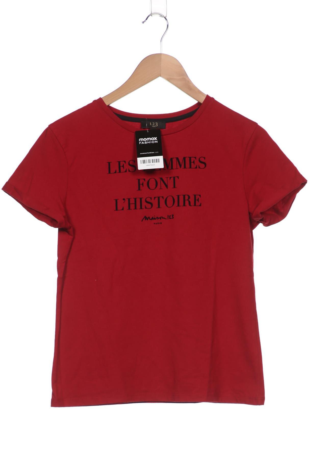 

1 2 3 Paris Damen T-Shirt, bordeaux